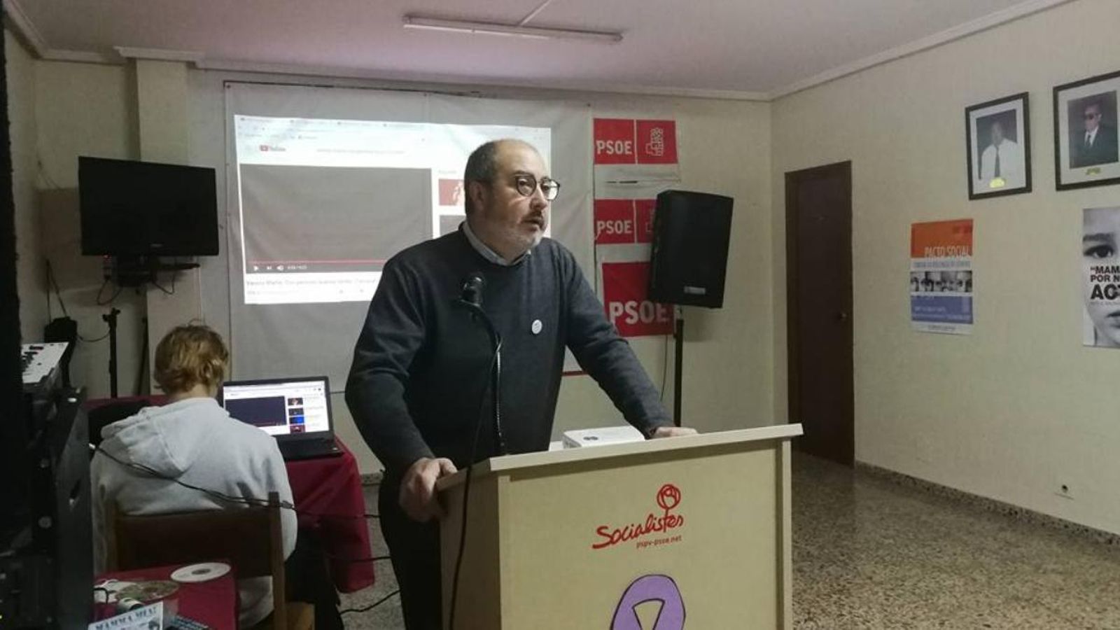 El portaveu socialista Miguel Lopez Arenas