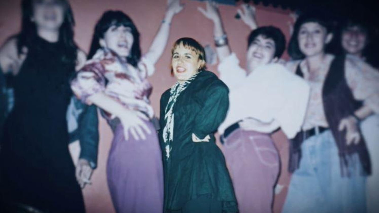 Pili, en una imatge que guarda de la seua època de la Ruta del Bakalao