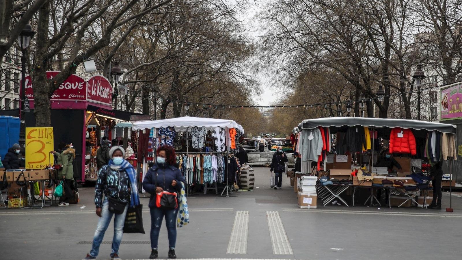 Plaza de Bastilla en París, este jueves. EFE/EPA/Mohammed Badra