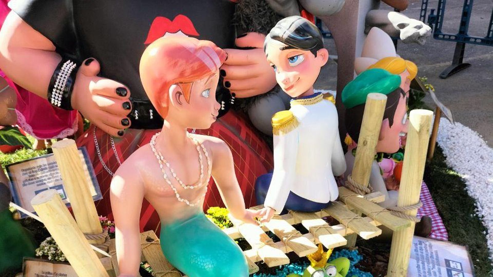 Escena guanyadora de la falla infantil Pobla de Valverde- II República Espanyola- Avinguda Tres Creus