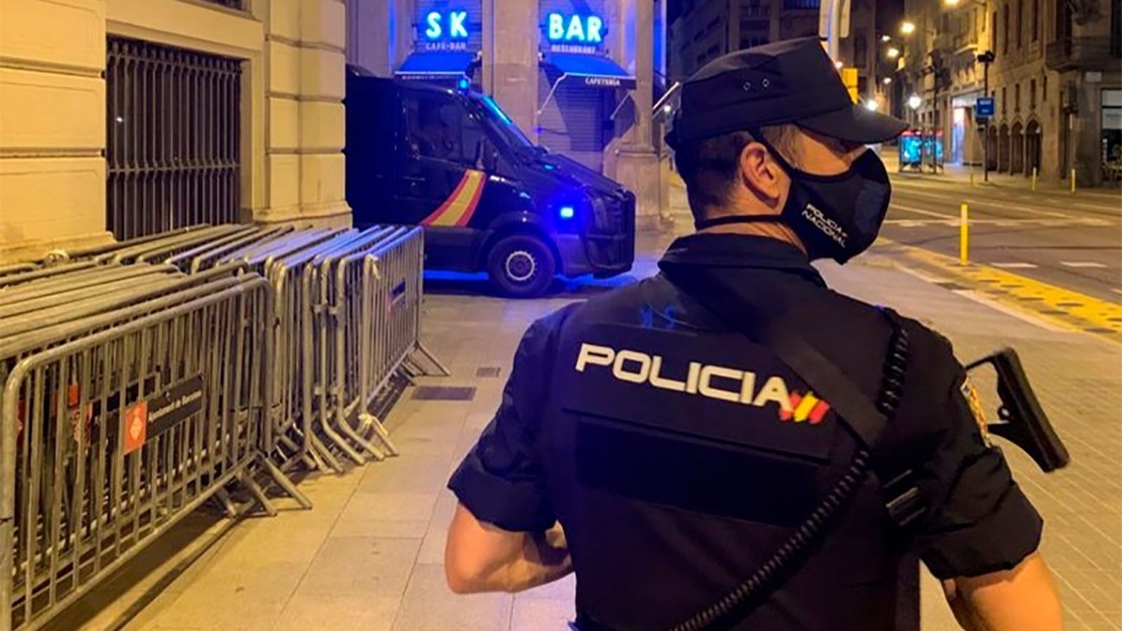 Imatge d'arxiu d'un agent de la Policia Nacional