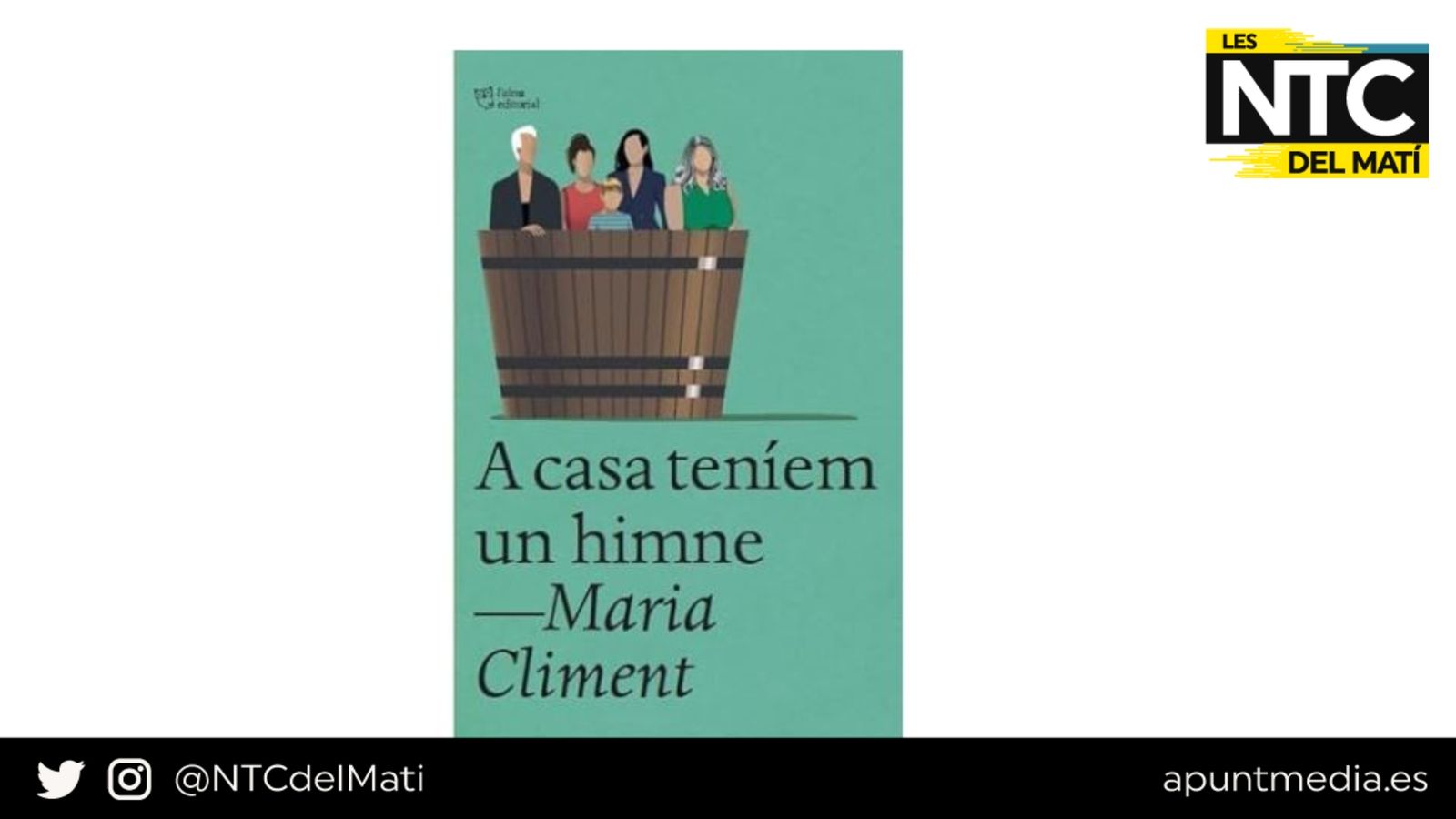 20.09.2023 | “A cau de lletra”, i ‘A casa teníem un himne’ de Maria Climent