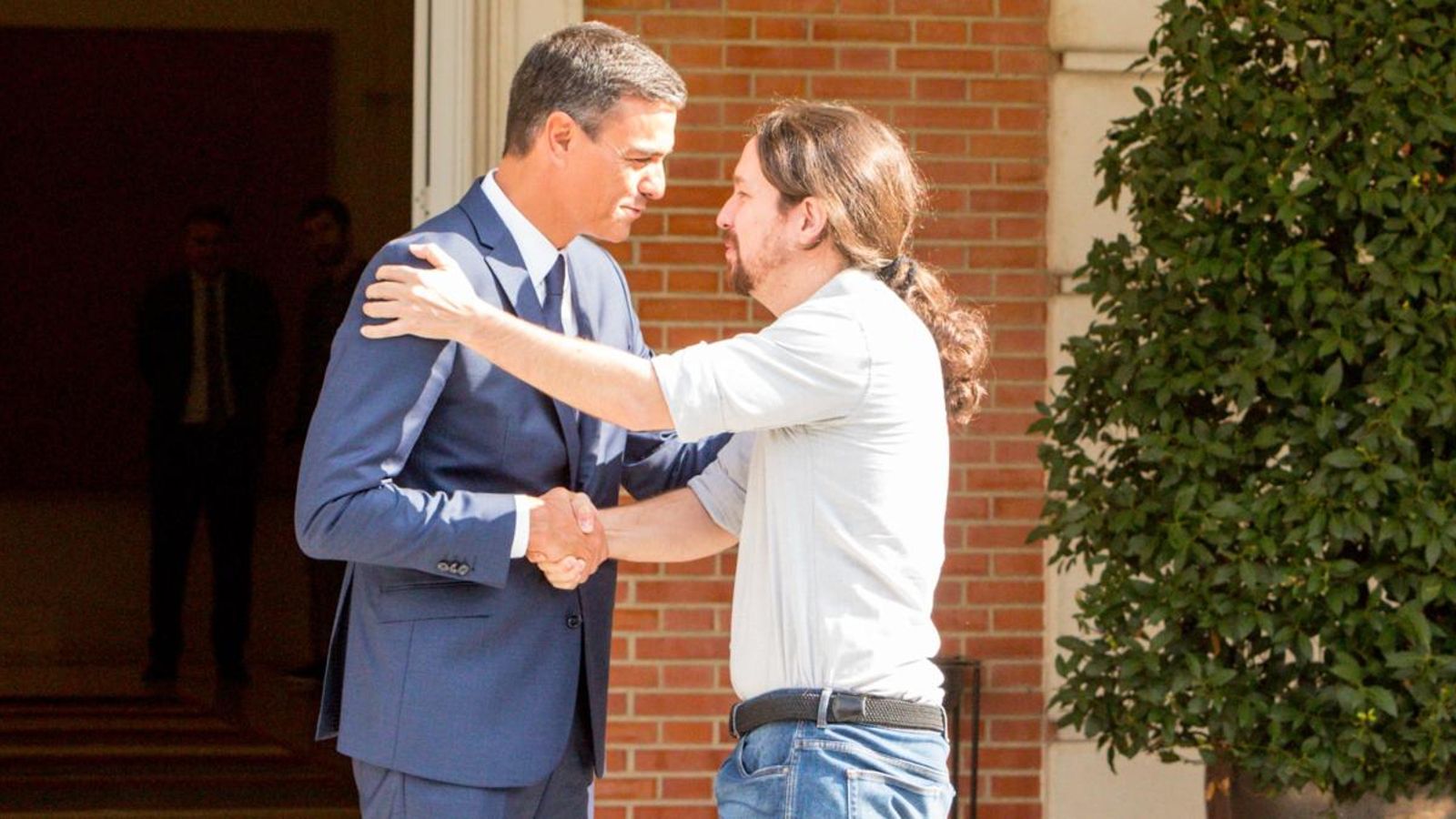 Pedro Sánchez i Pablo Iglesias en una imatge d'arxiu