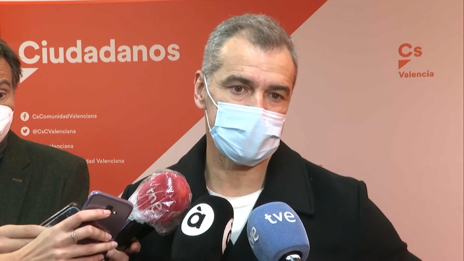El líder de Ciutadans, Toni Cantó