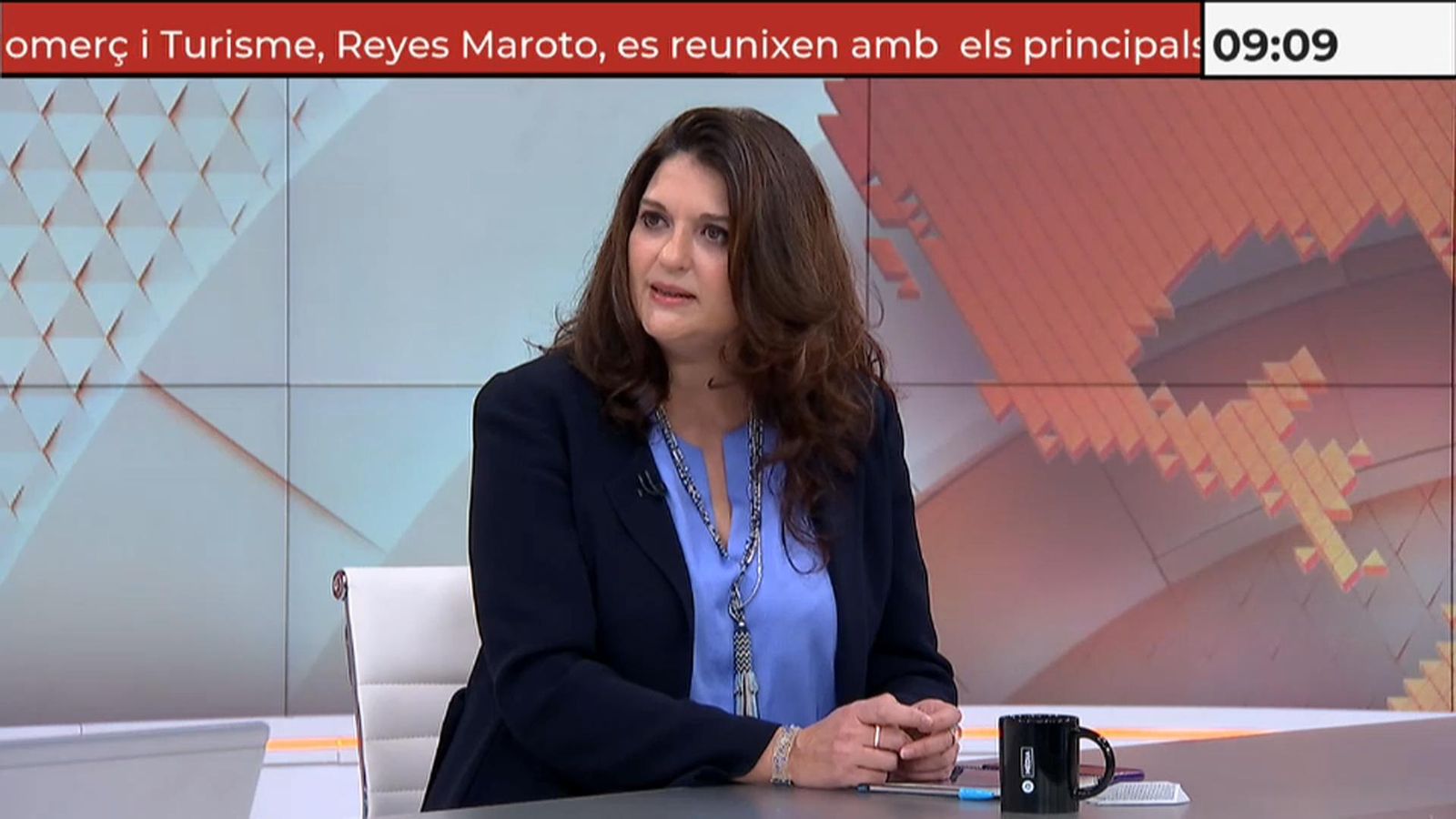 Fabiola Meco en 'À Punt Notícies matí'