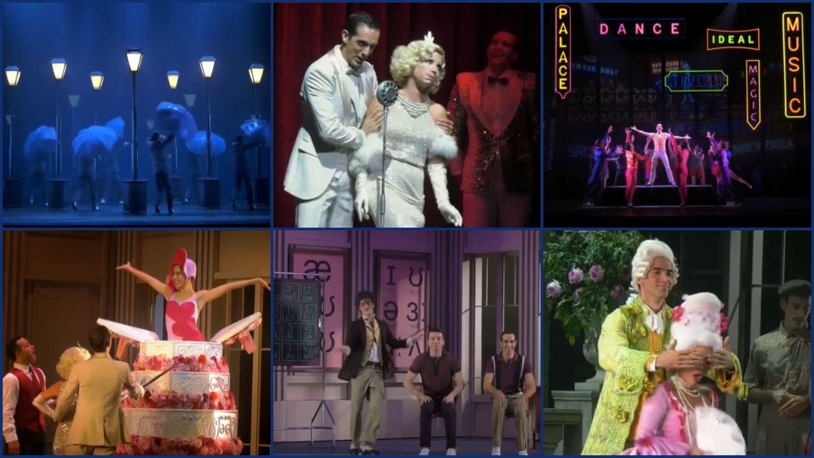 Conegudes escenes del musical 'Cantando bajo la lluvia'