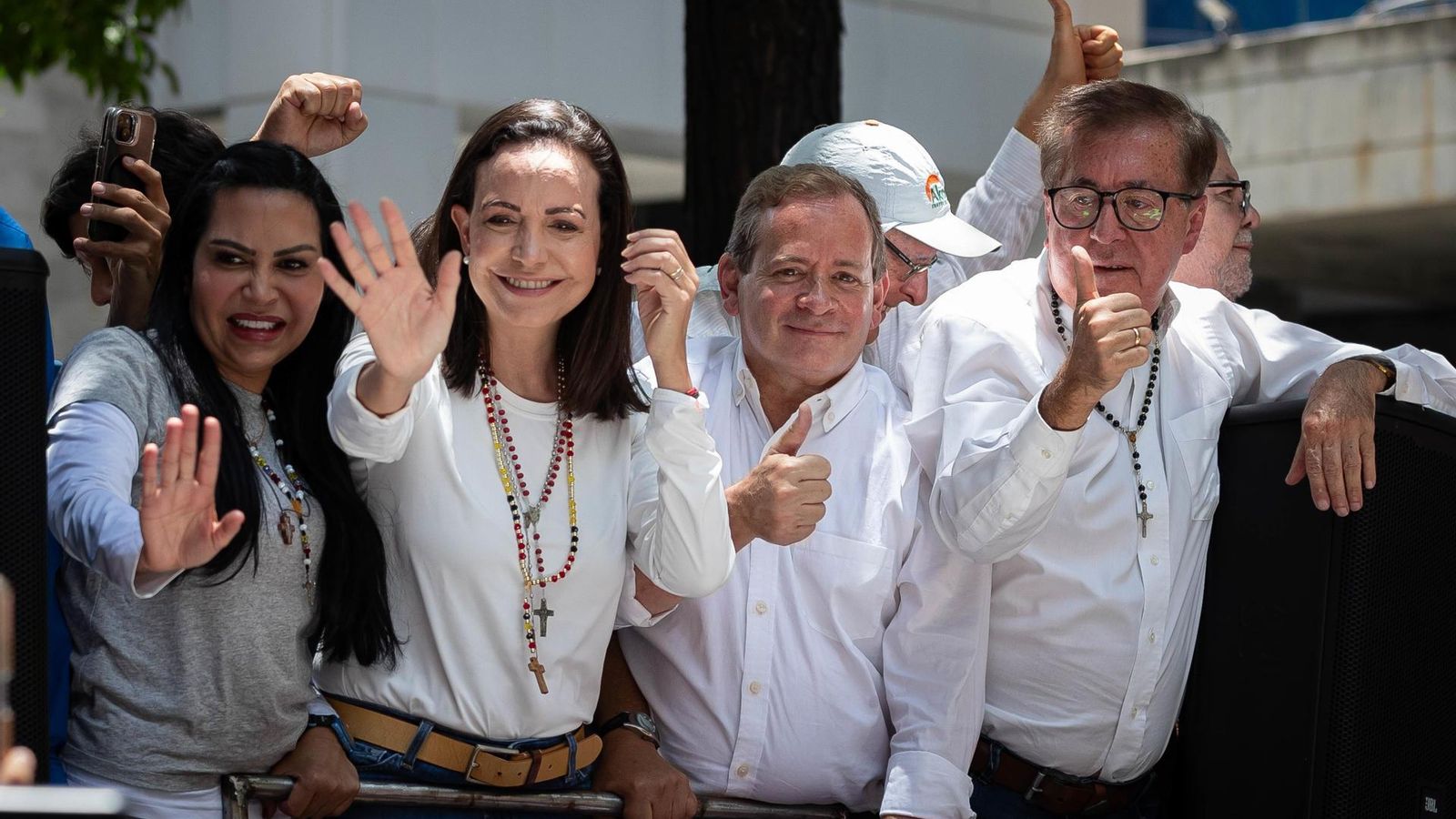 La líder opositora de Veneçuela, María Corina Machado, el passat 7 d'octubre