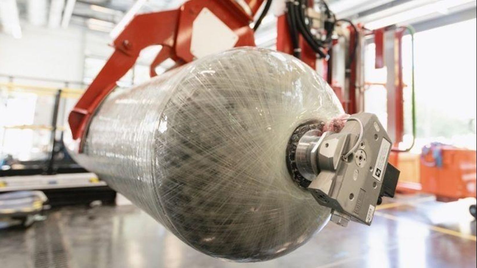 Imatge d'arxiu d'una bombona d'hidrogen renovable