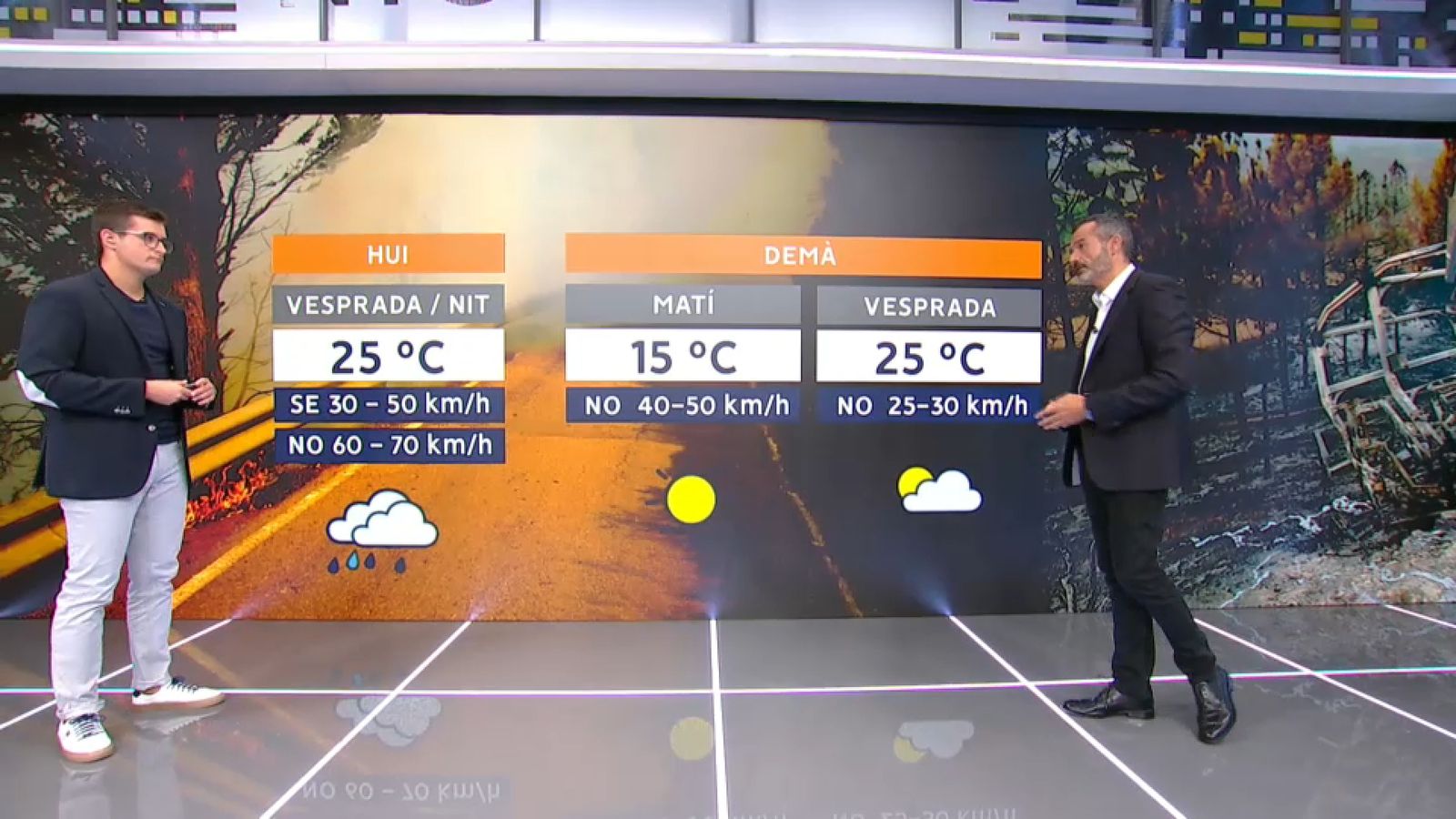 CONDICIONS METEOROLÒGIQUES VESPRADA