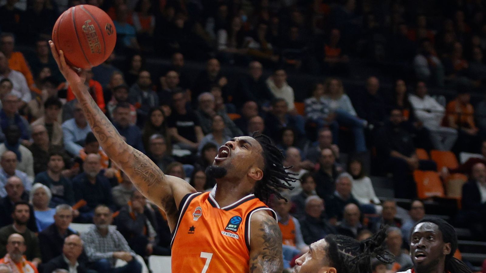 El jugador del València Basket, Chris Jones