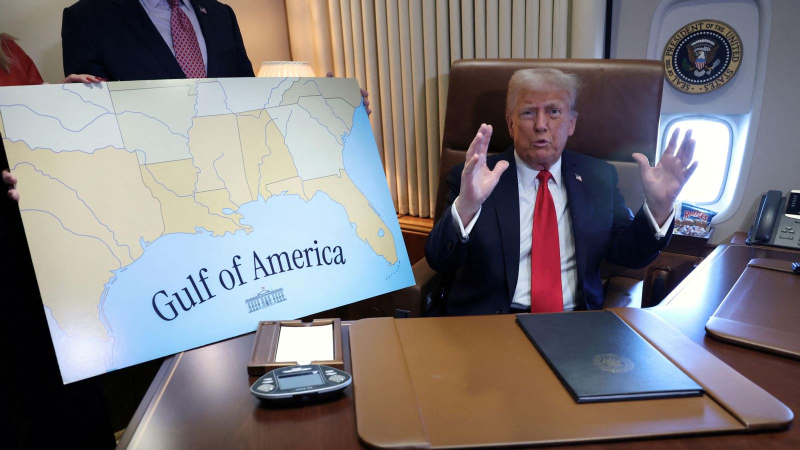 Trump, este diumenge a l'avió presidencial Air Force One