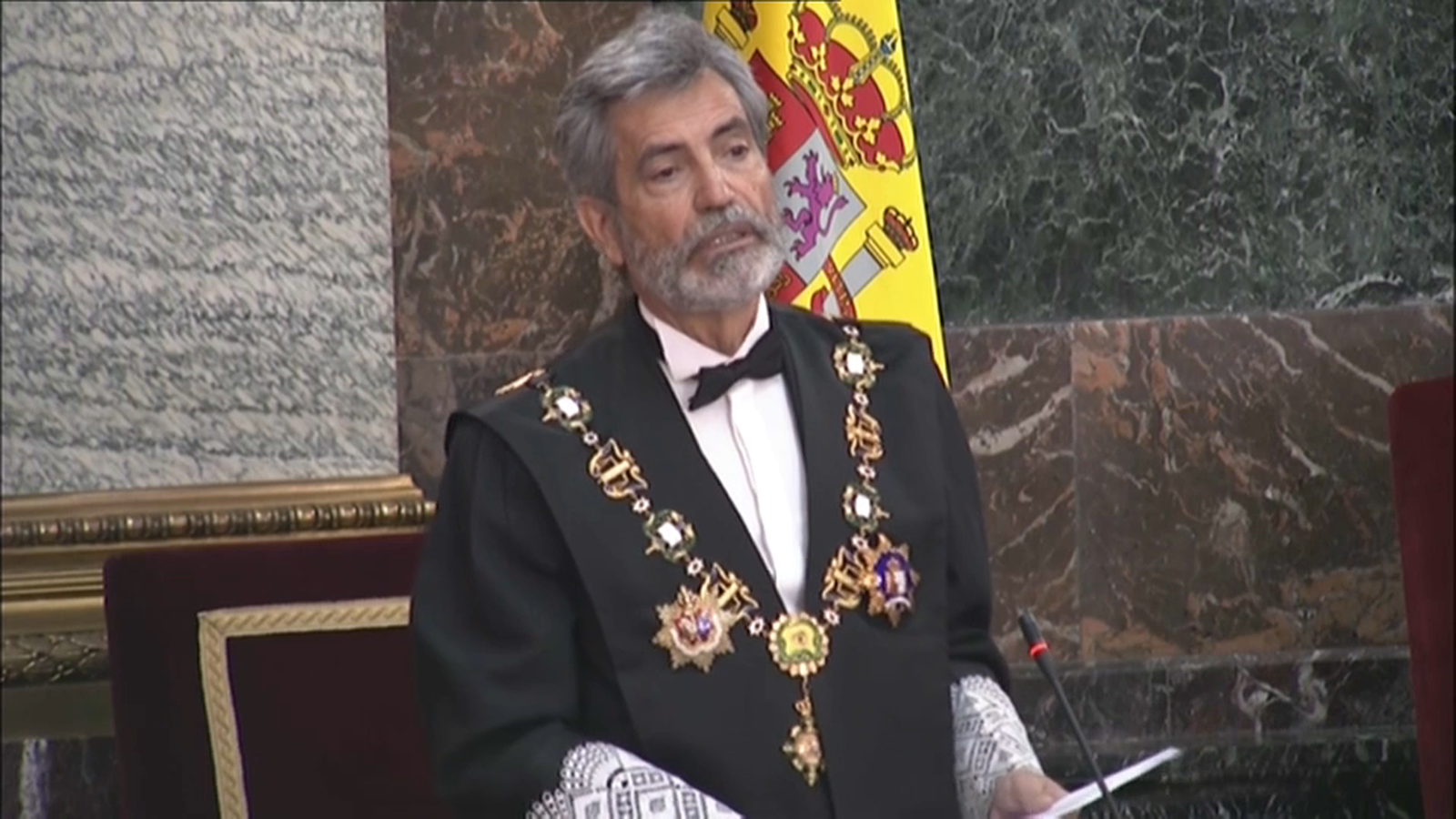 El president del Consell General del Poder Judicial, Carlos Lesmes