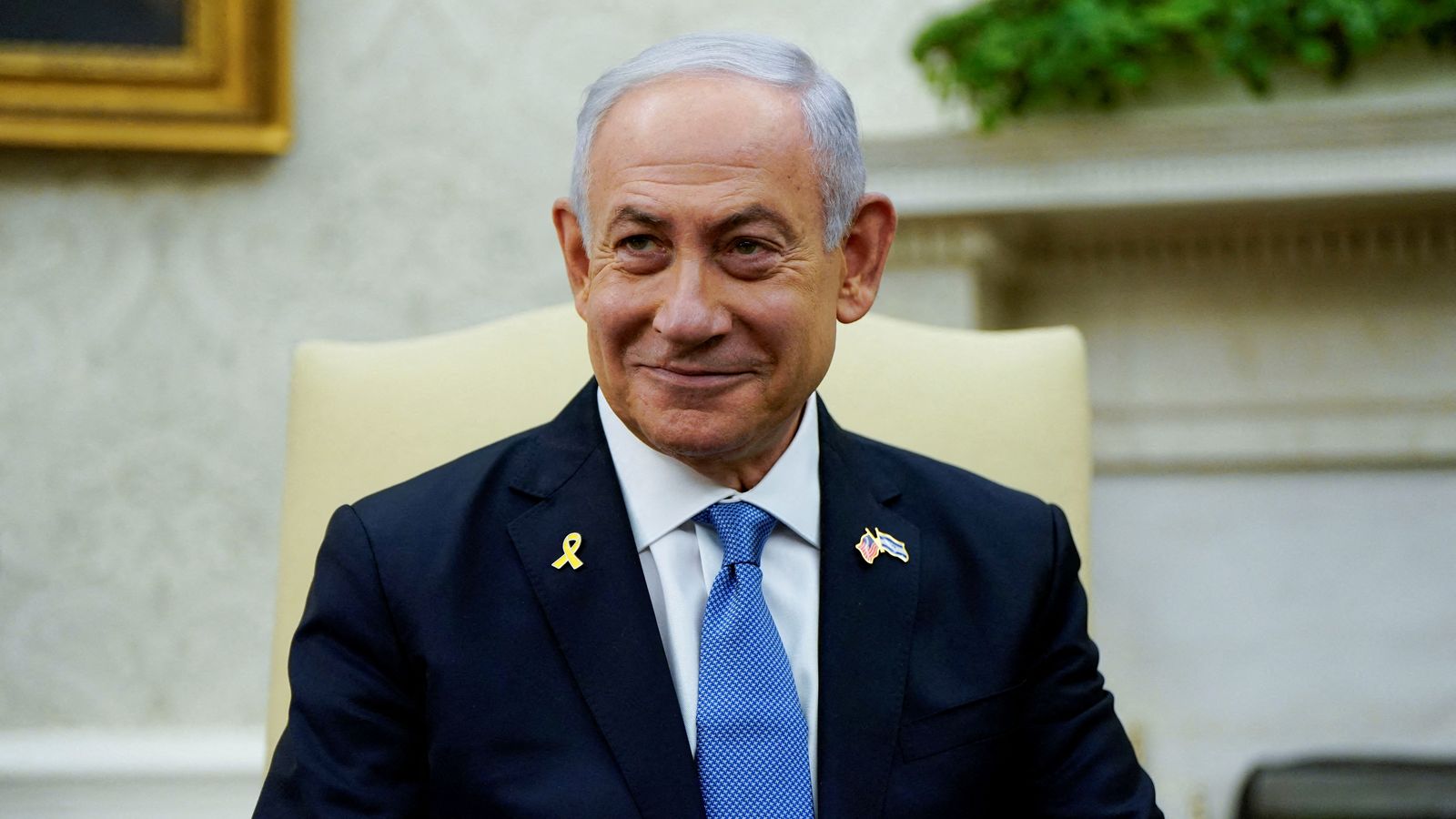 El primer ministre d'Israel, Benjamin Netanyahu, durant la visita recent a la Casa Blanca