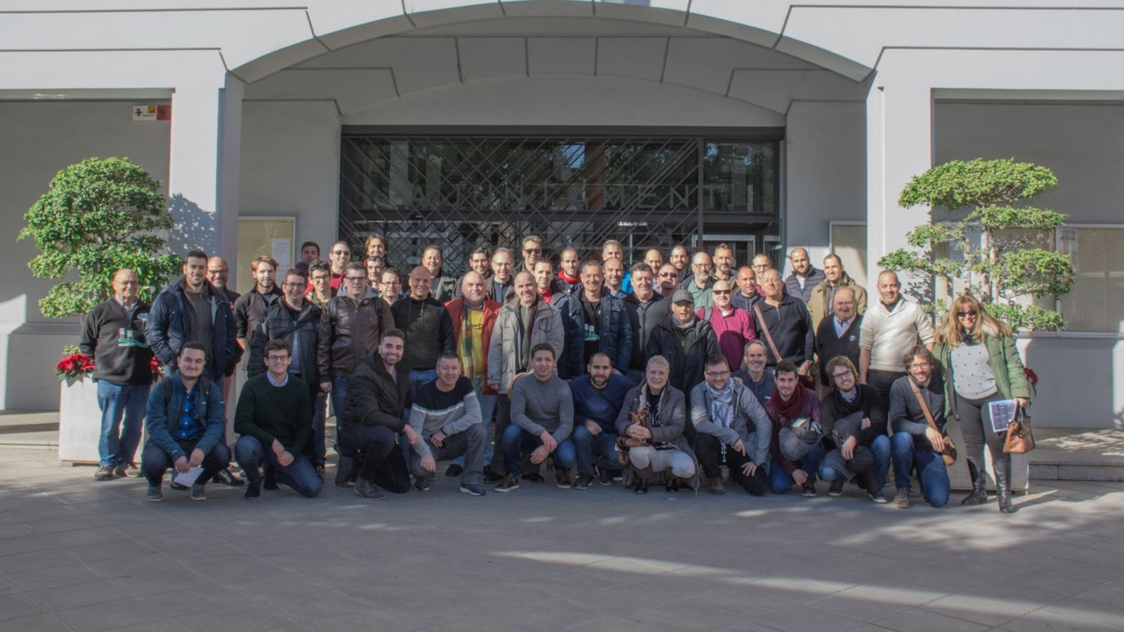 Grup de socis presents a l’assamblea d’aquest dissabte