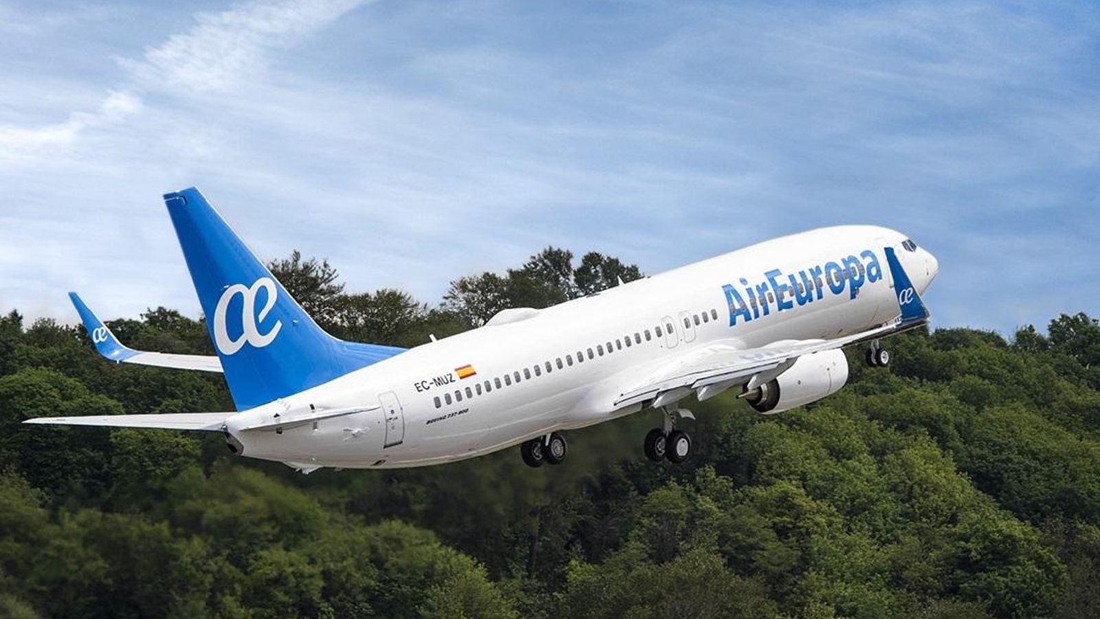 Un avió d'Air Europa, en una imatge d'arxiu