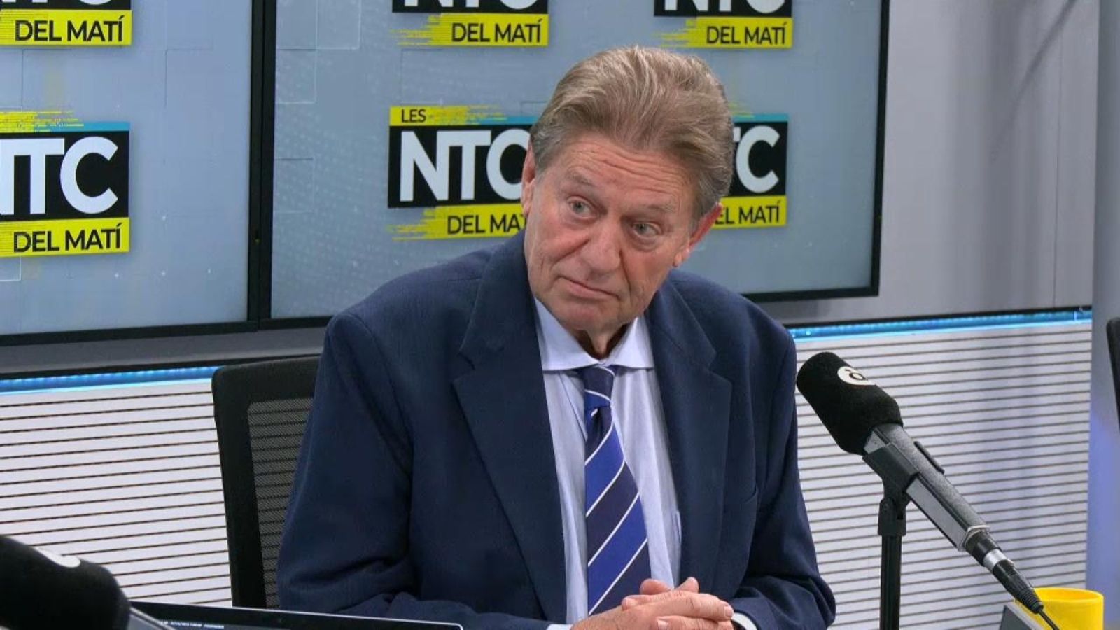 Javier Quesada durant la seua intervenció en 'Les notícies del matí'