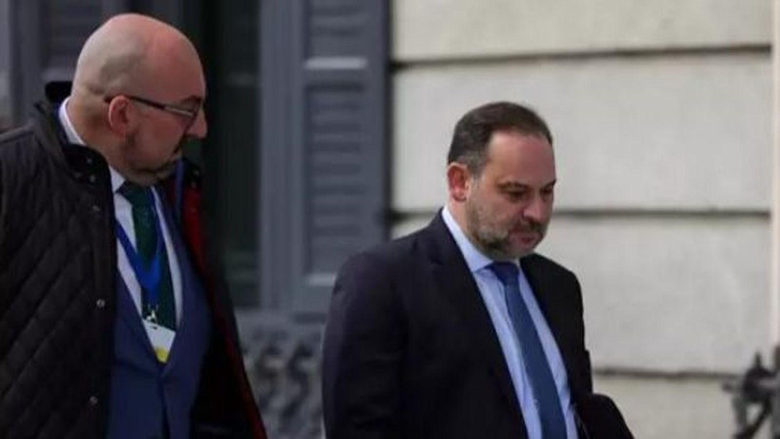 L'exministre socialista José Luis Ábalos i Koldo García (esquerra), a la seua arribada al Congrés en una imatge d'arxiu