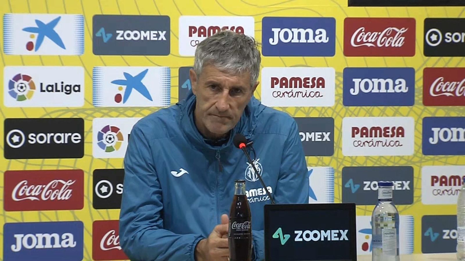 El tècnic del Vila-real, Quique Setién