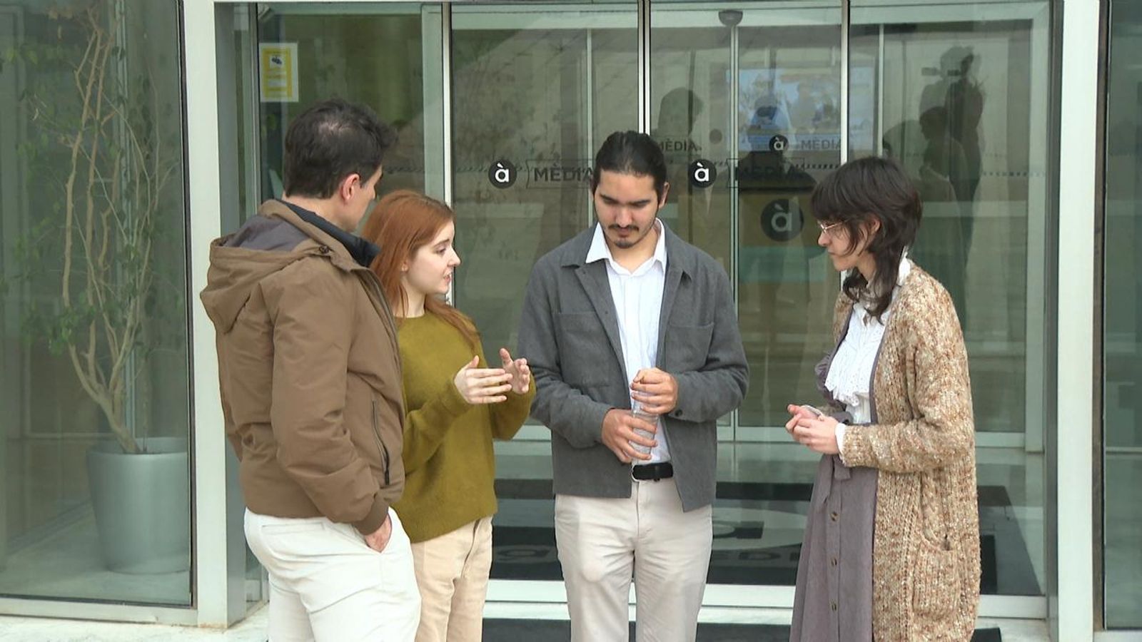Un grup de joves amb síndrome d'Asperger