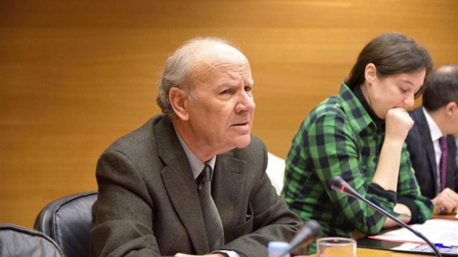 El president de l'Acadèmia Valenciana de la Llengua (AVL), Ramon Ferrer, en una imatge d'arxiu