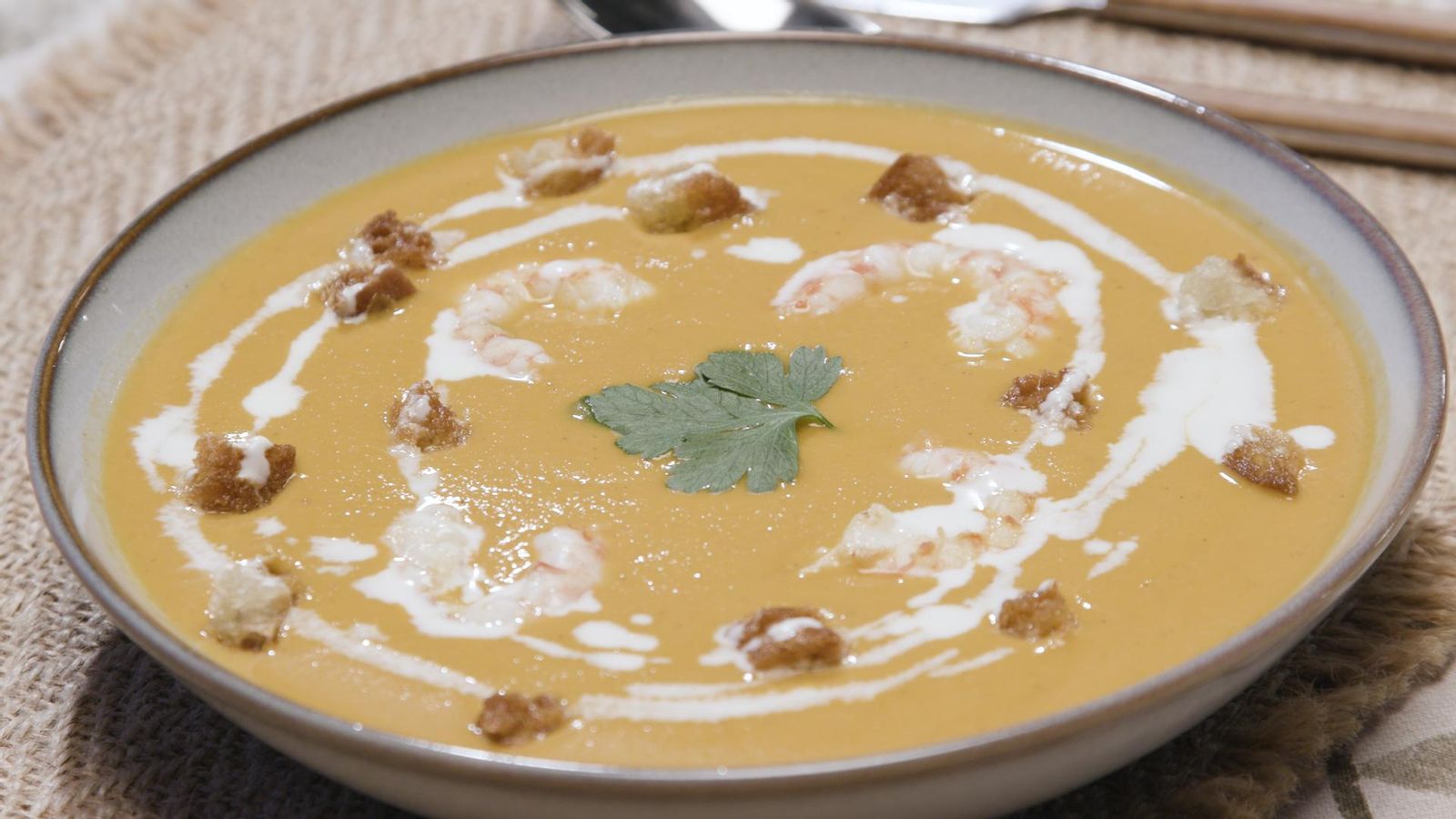 Crema de llagostins