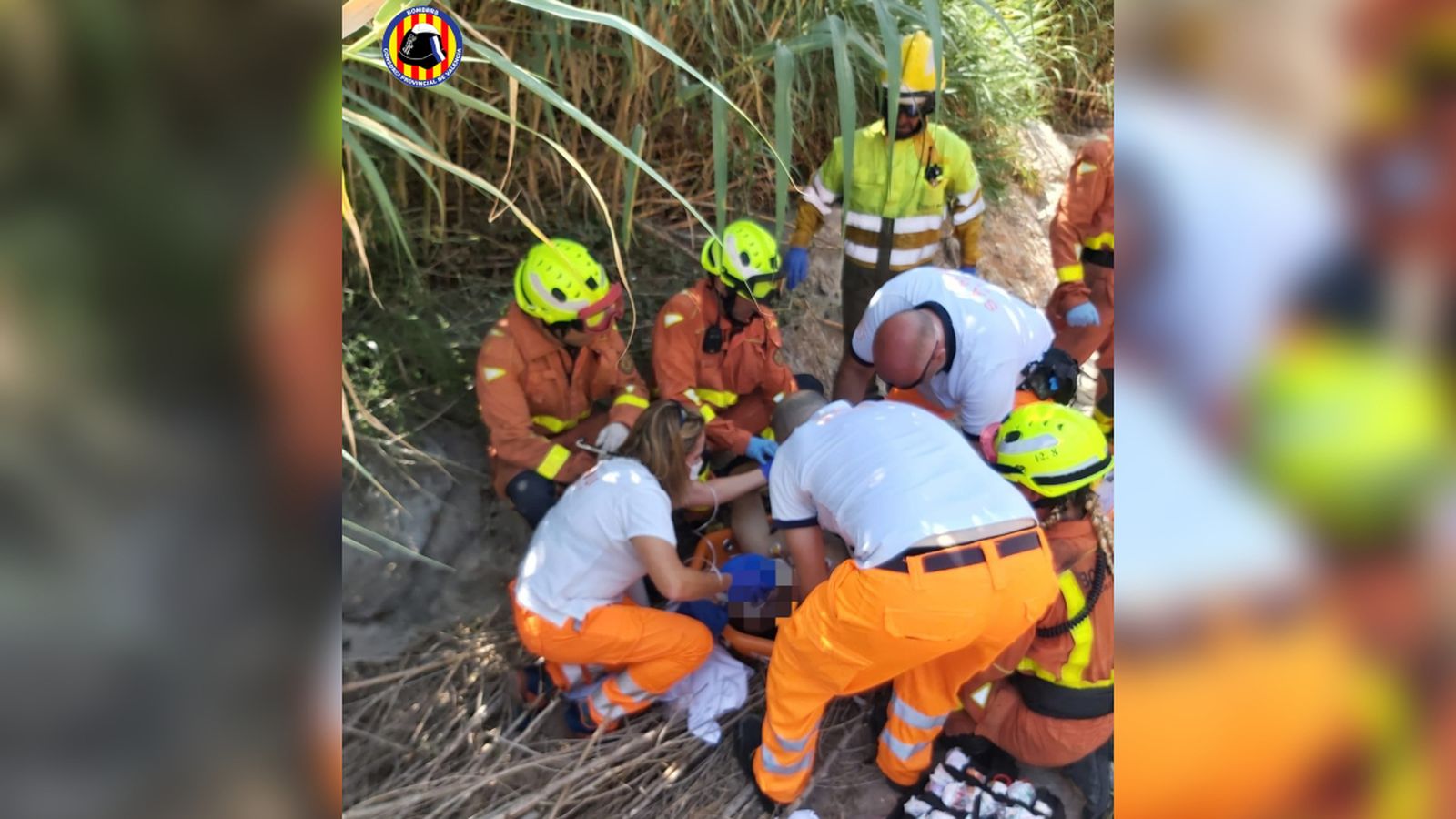 Els bombers li han practicat una RCP a l'home