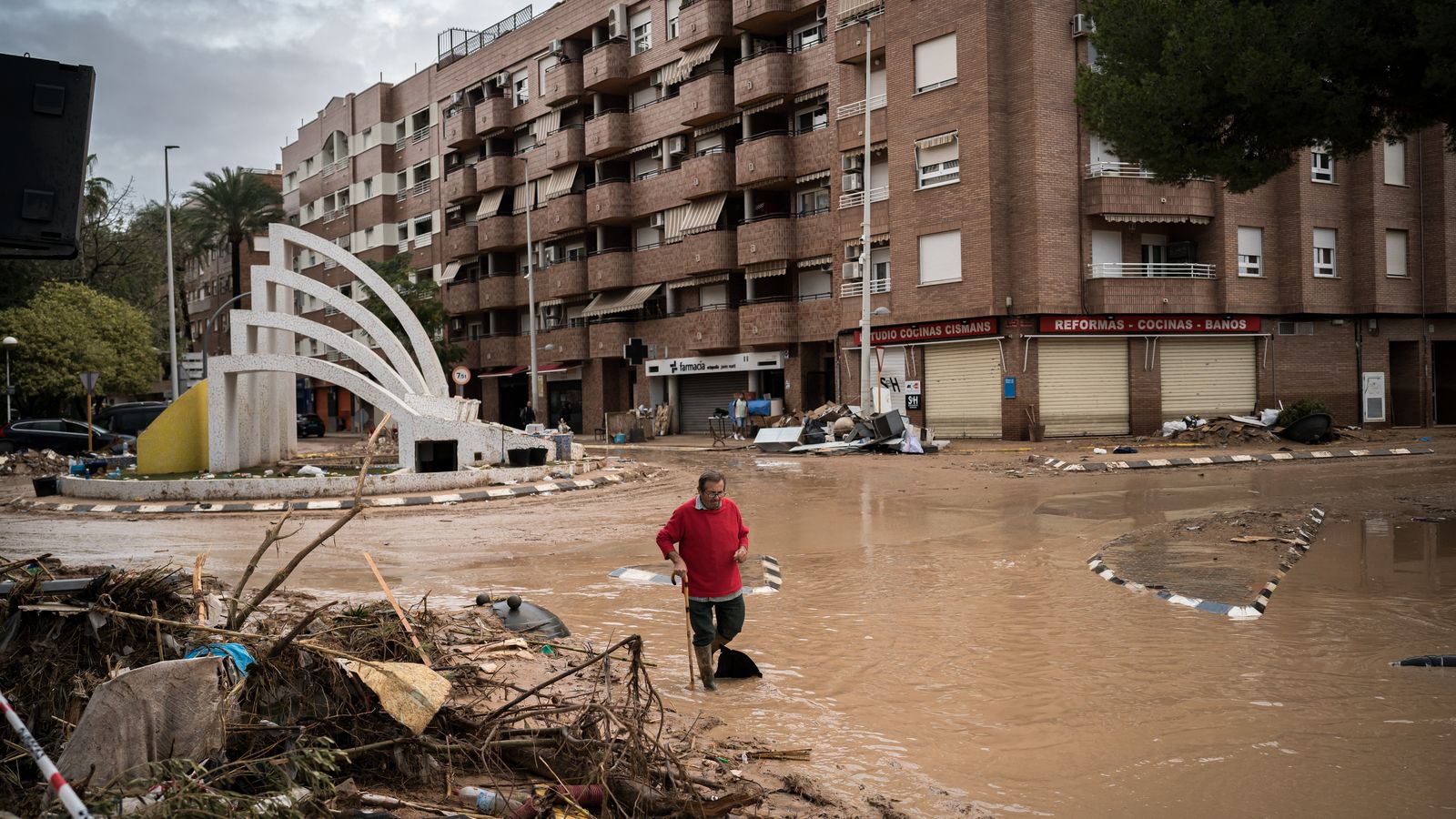 Paiporta després del pas de la DANA pel municipi