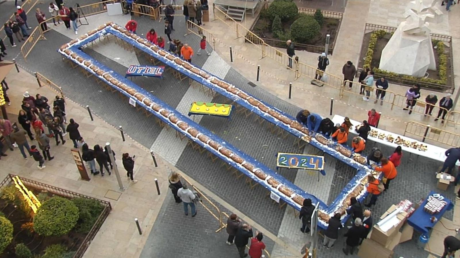 Tortell gegant a Utiel