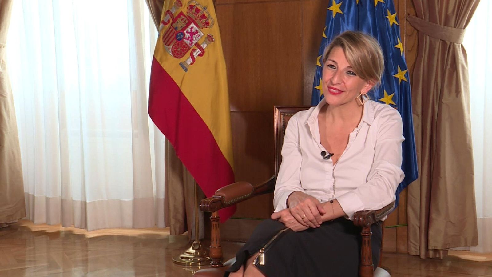 Yolanda Díaz: "Cal modernitzar el mercat de treball a Espanya"