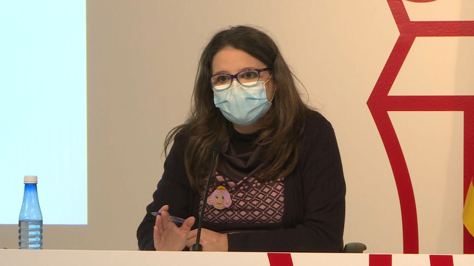 Mónica Oltra aquest divendres en el ple del Consell