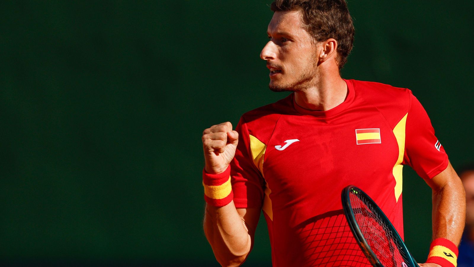 Pablo Carreño en el quint i definitiu partit de la sèrie de Copa Davis