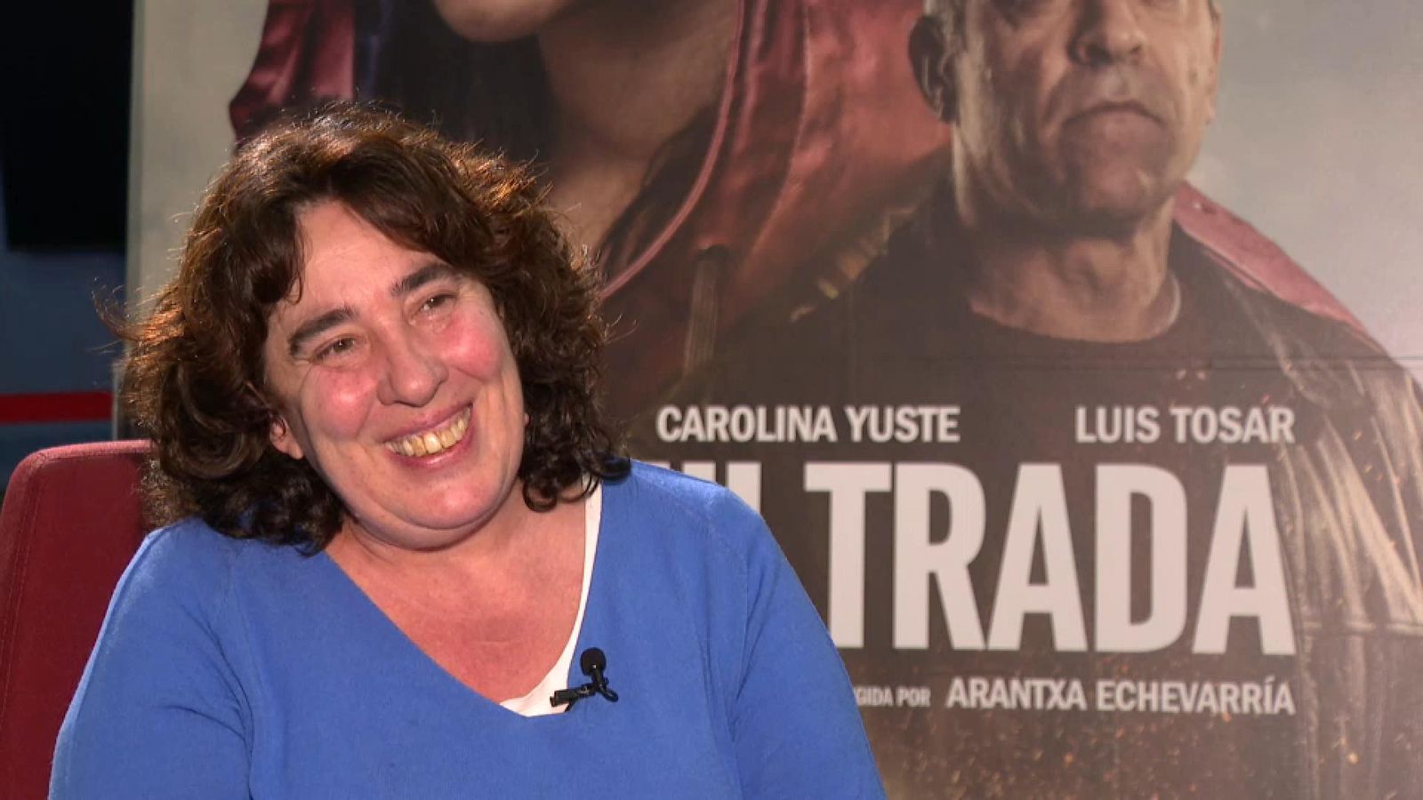 La directora de cinema Arantxa Echevarria durant la seua entrevista