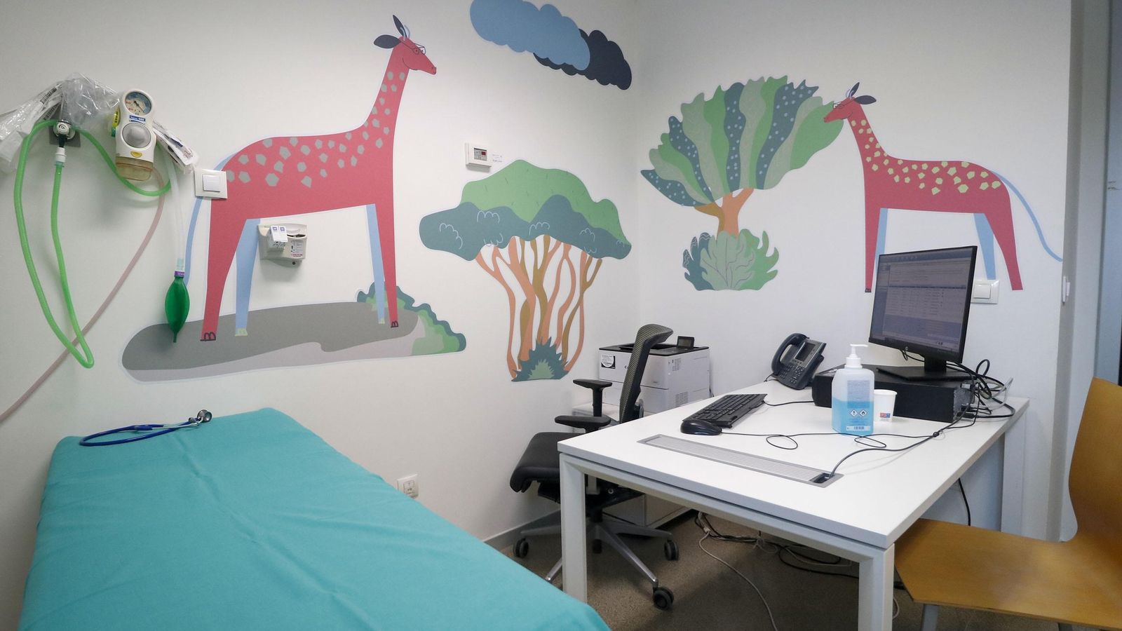 Consulta d'Urgències pediàtriques en l'hospital La Fe de València