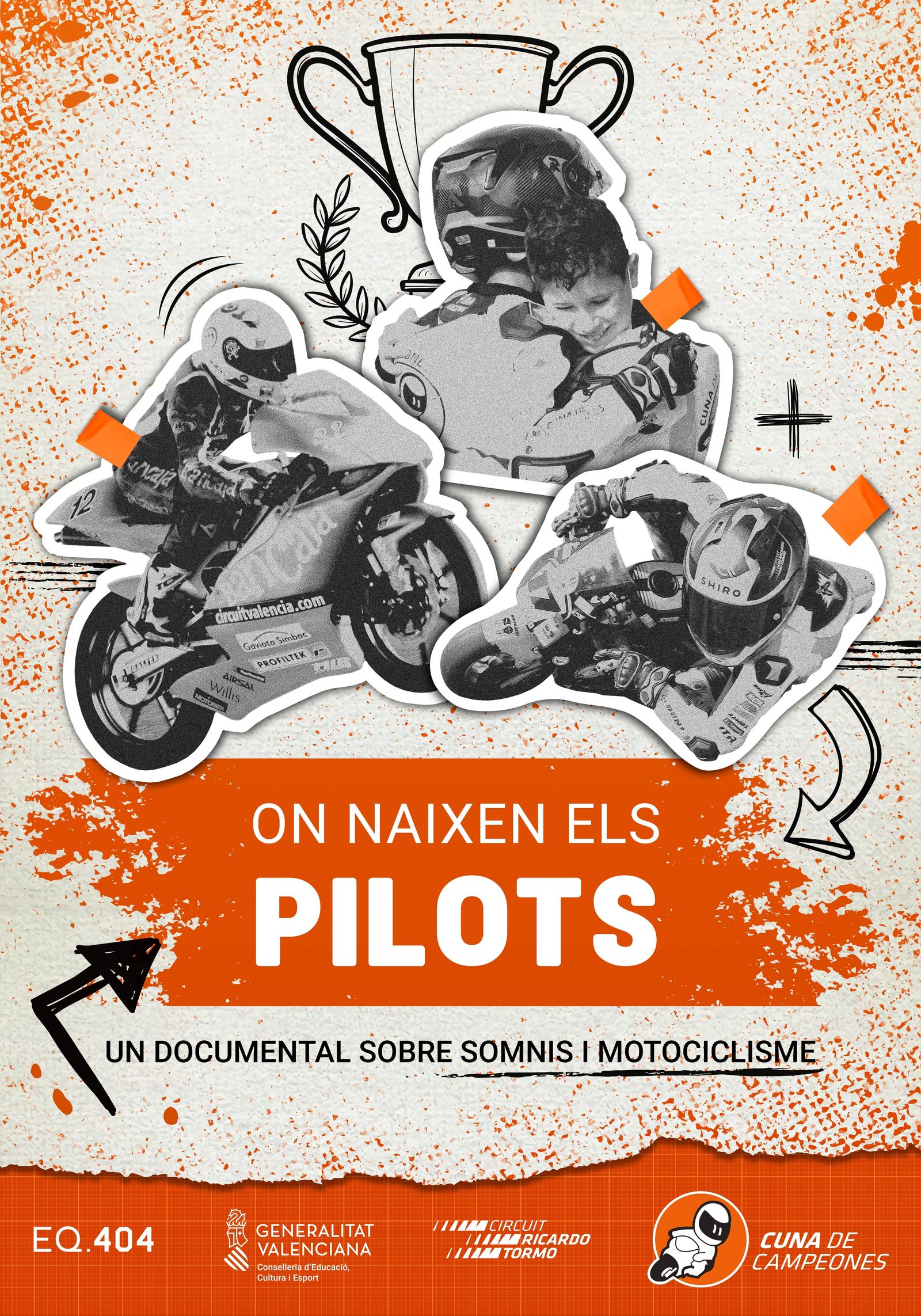 Cartell del documental 'On naixen els pilots'
