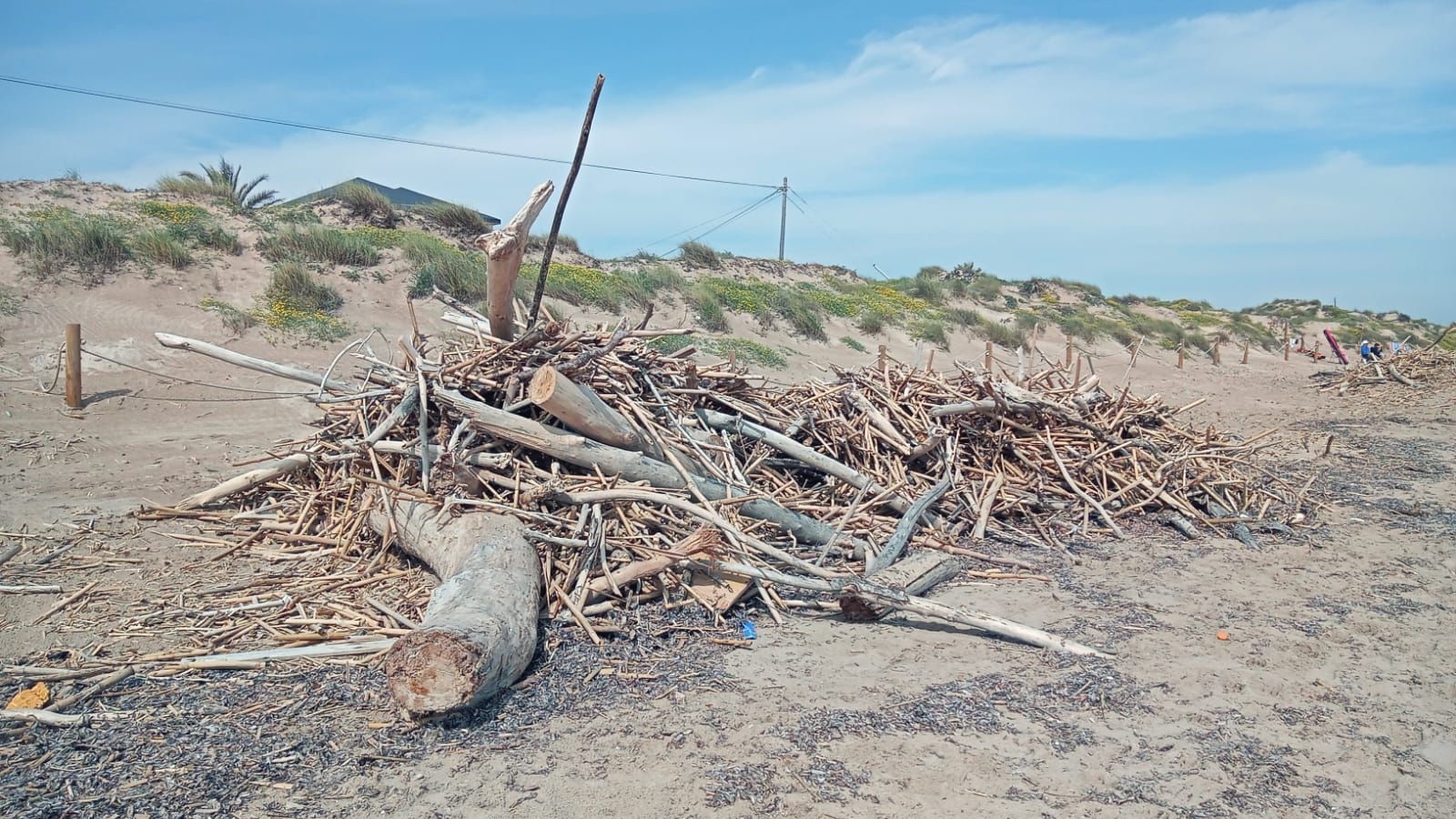 Platja del Dosser de Cullera, este diumenge 13 d'abril