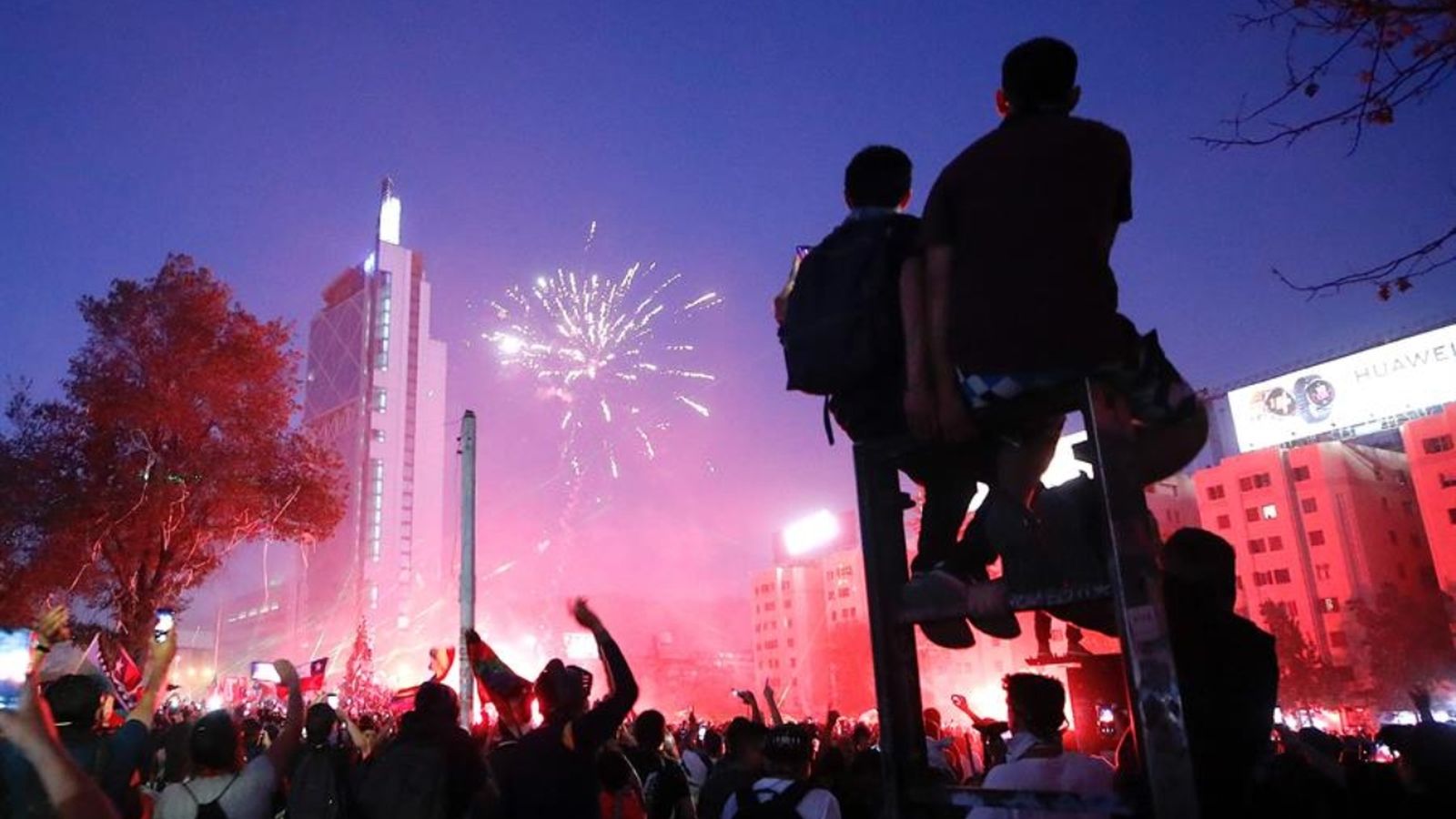 Protestes a Santiago