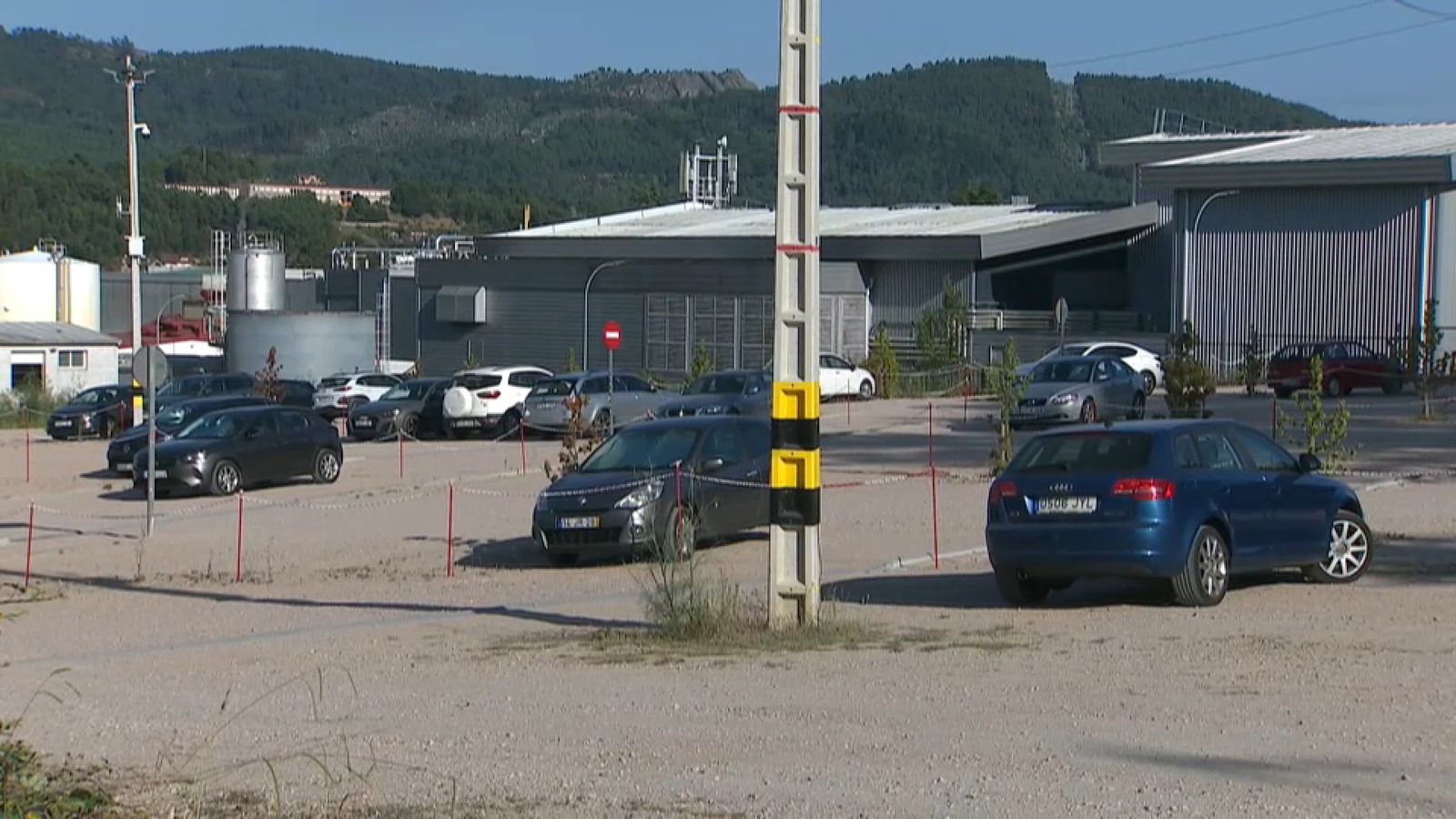 Aparcament on estava estacionat el vehicle