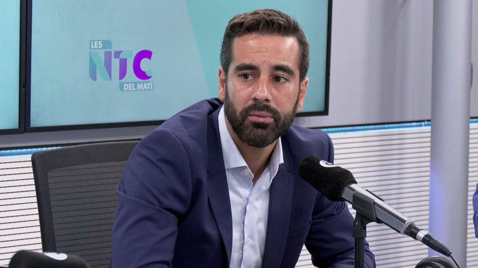 El síndic del PSPV, José Muñoz, este dimarts en 'Les notícies del matí'