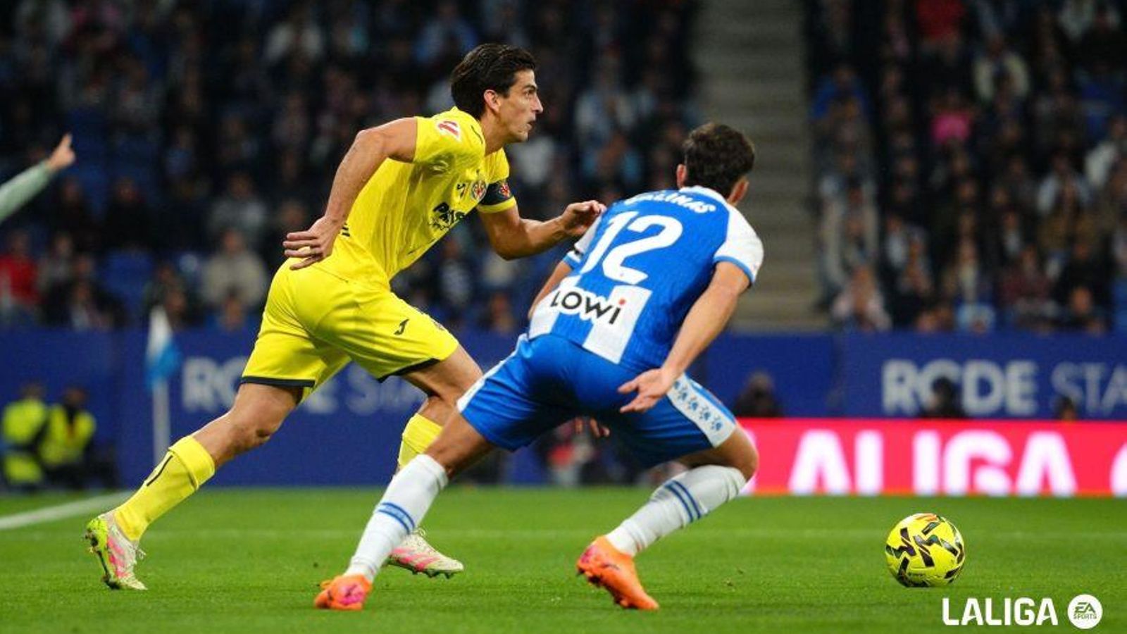 Gerard Moreno, a l'RCDE Stadium