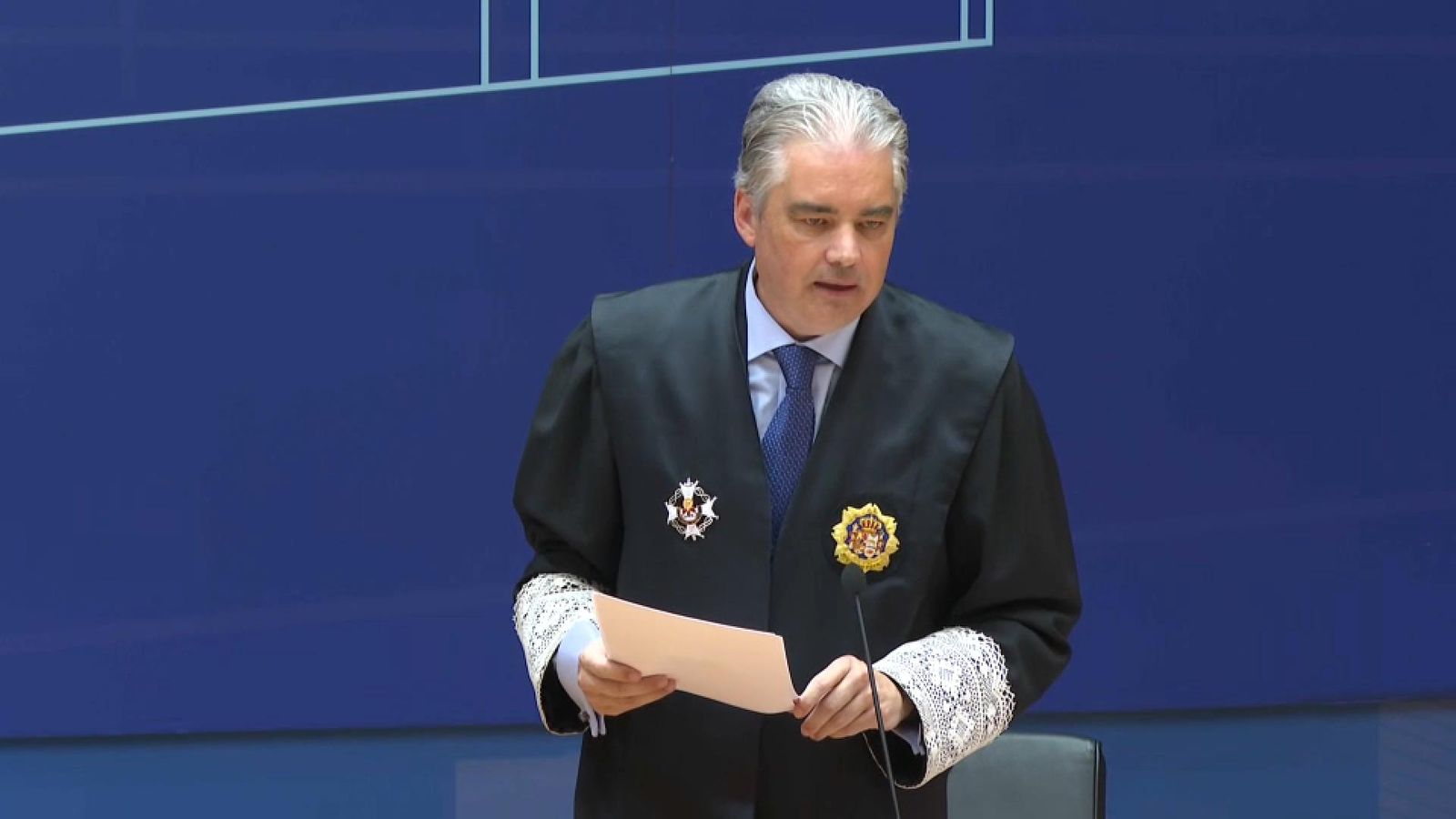 En imatge José Francisco Ortiz Navarro, en la presa de posessió com a Fiscal General de la Comunitat Valenciana