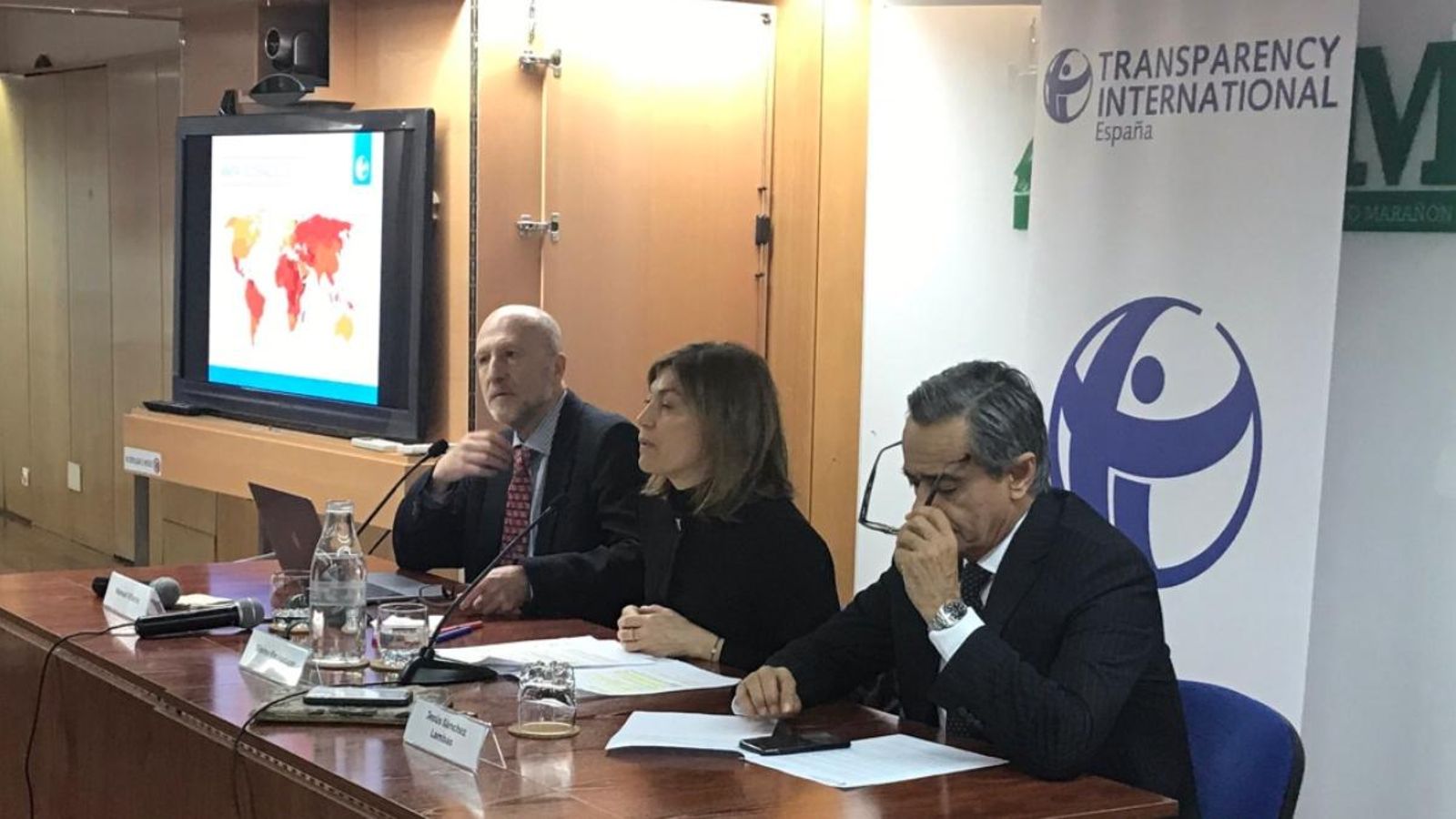 La presidenta de Transparència Internacional a Espanya, Silvina Bacigalupo, ha presentant l'informe aquest dijous