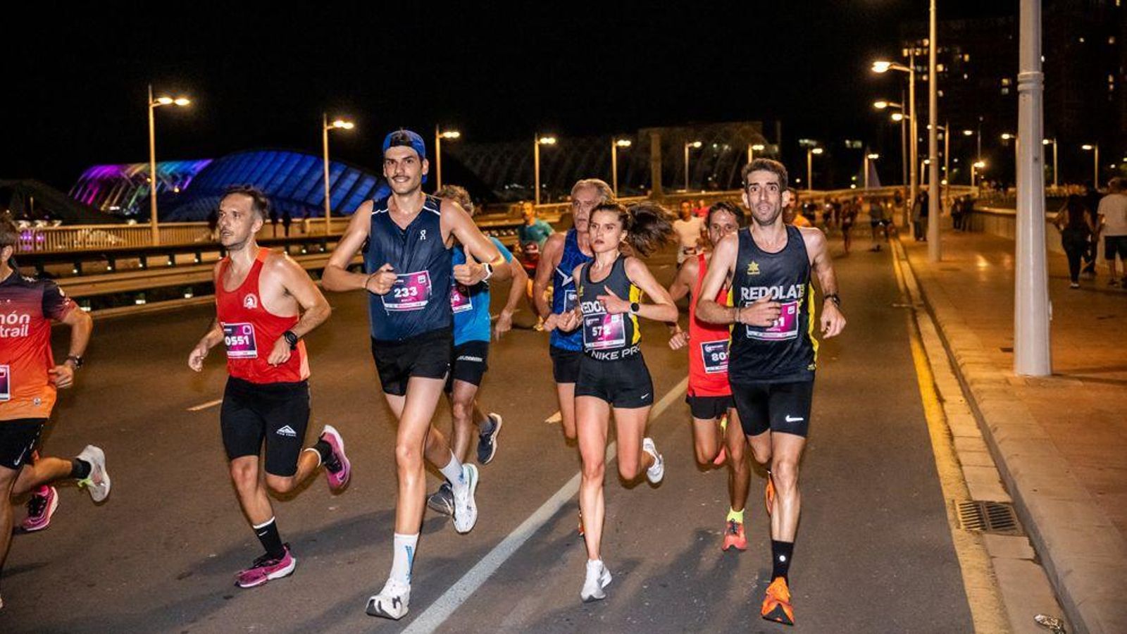 Imatge de la 15K Nocturna FibraValencia de l'edició del 2024 Imatge de la 15K Nocturna FibraValencia de l'edició de 2024