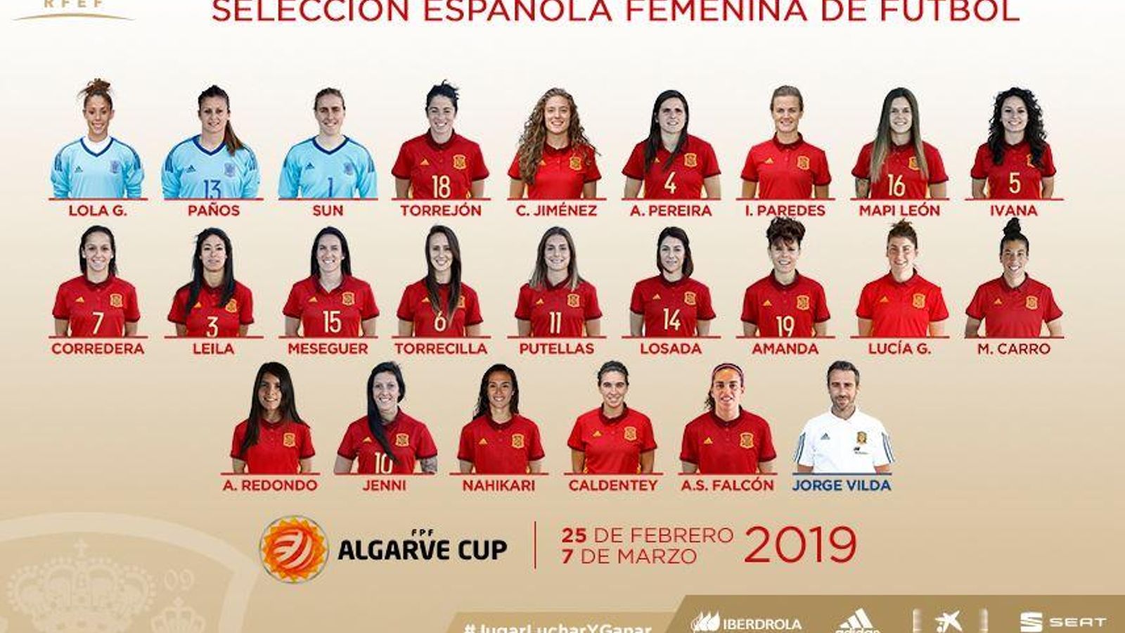 Convocades per a la Copa Algarve