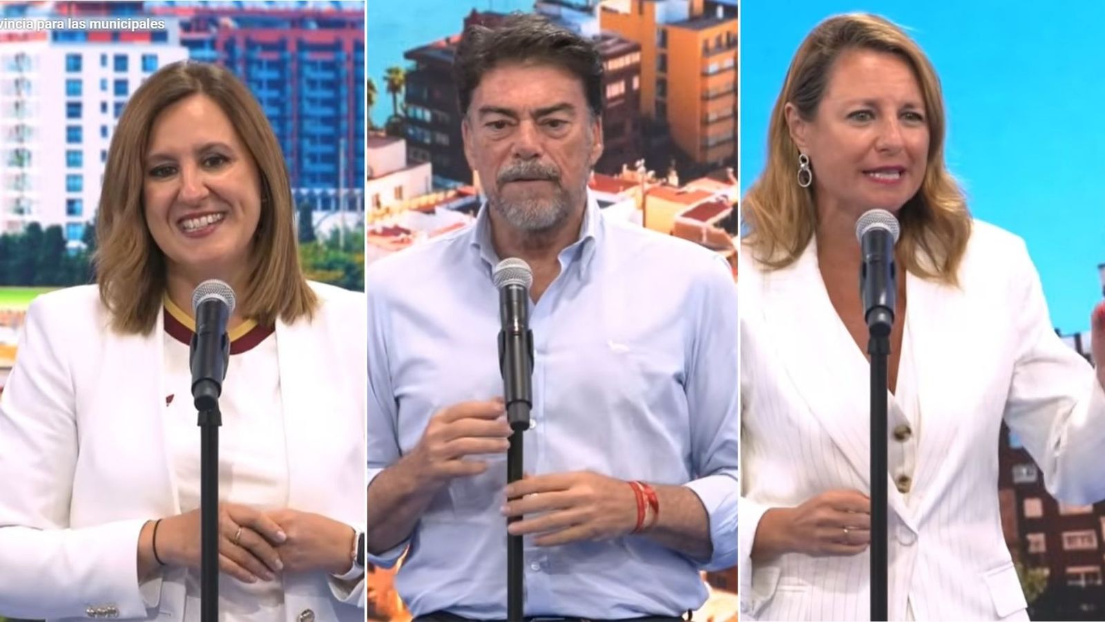 El PP presenta oficialment els tres candidats a les capitals de província valencianes