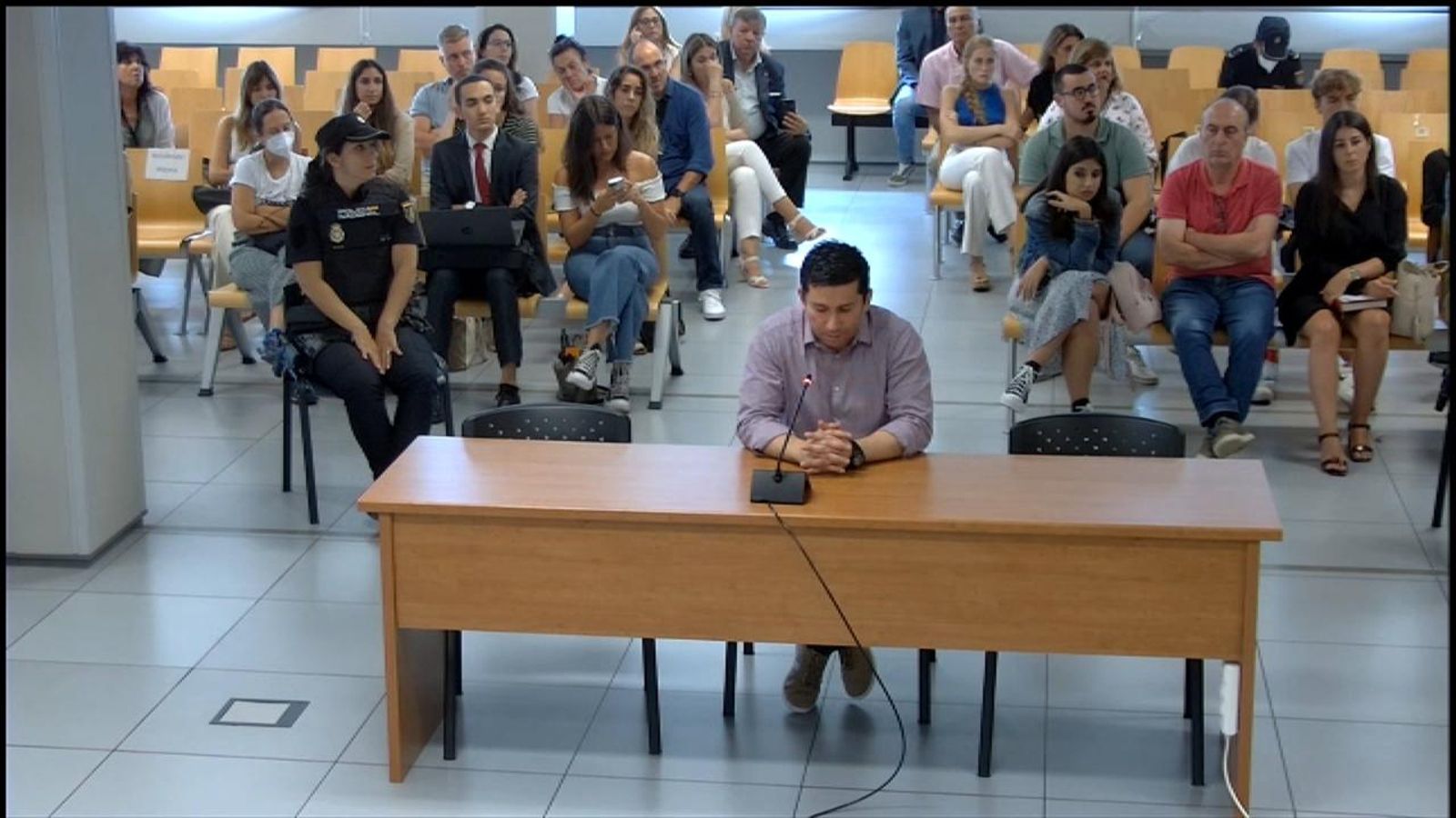 Tall de la declaració judicial de Jorge Ignacio Palma