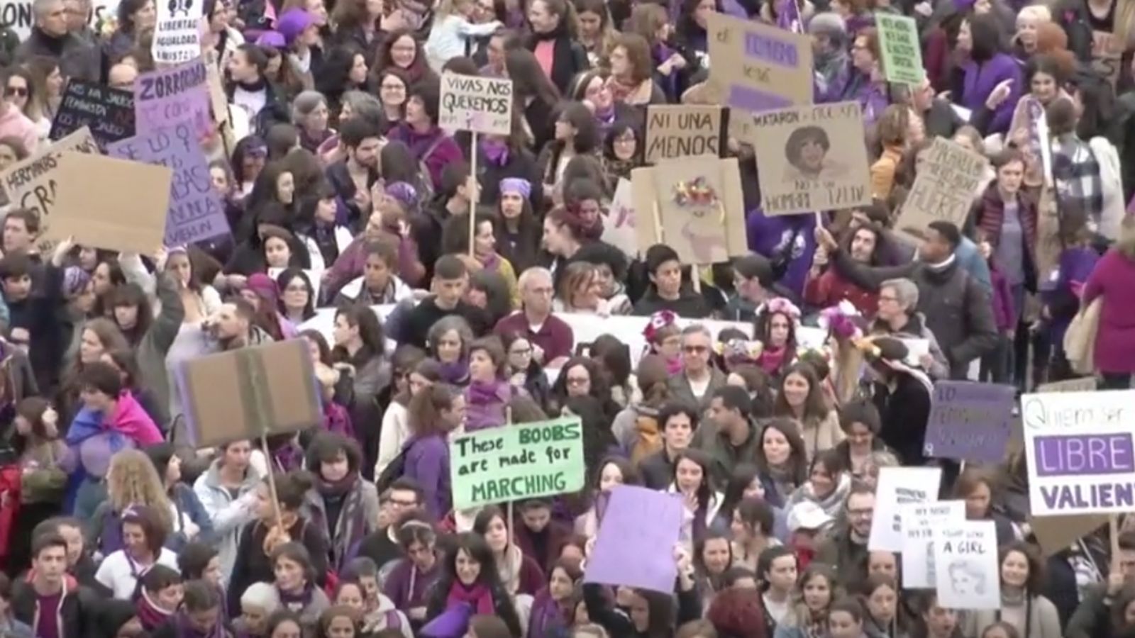 Manifestació a Madrid el passat 8 de març