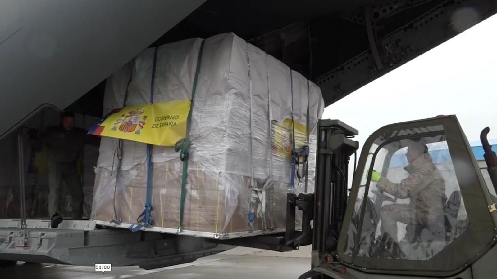 Material sanitari procedent de la Xina