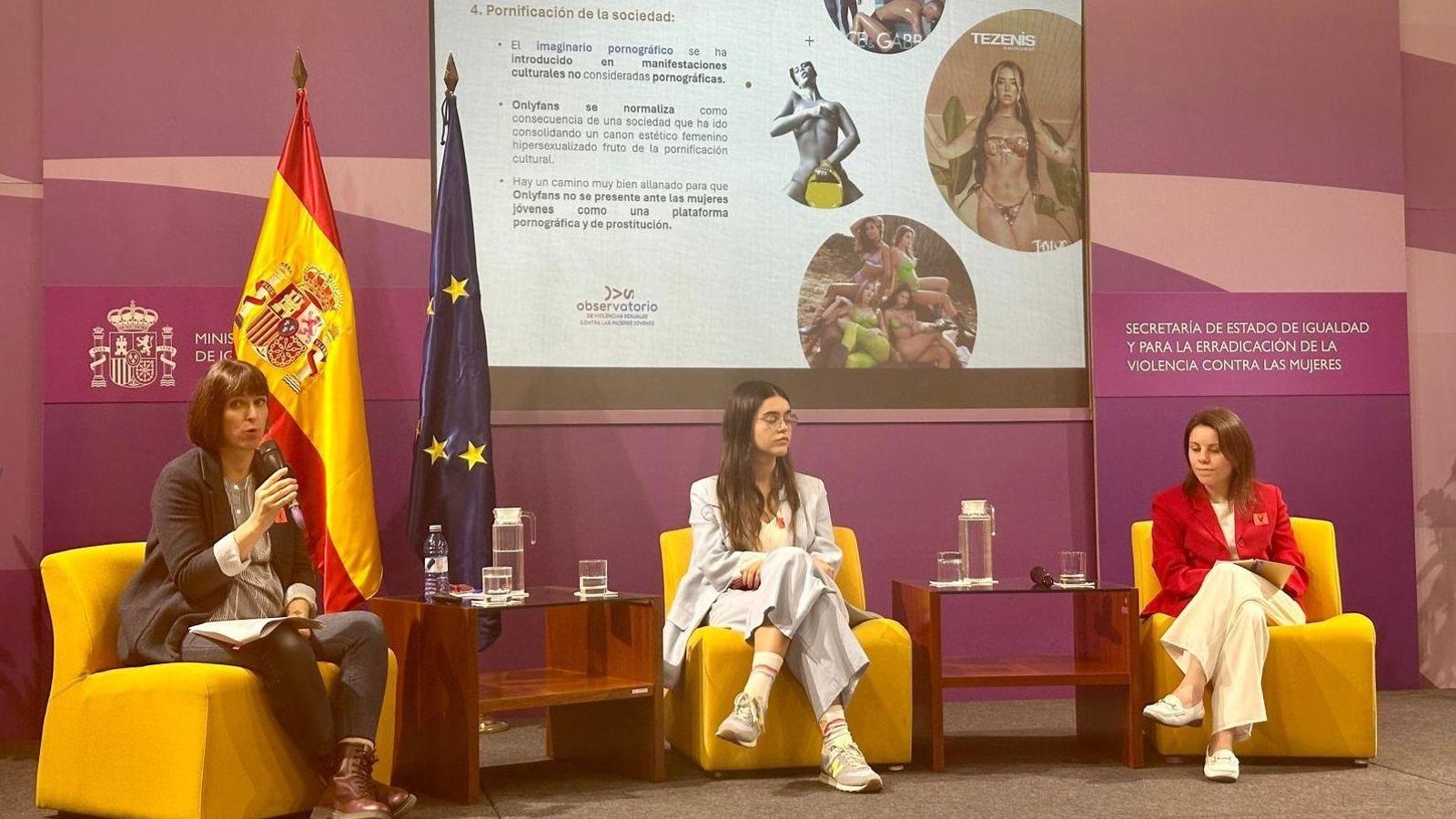 Presentació de l'informe sobre Onlyfans elaborat per la Federació de Dones Joves