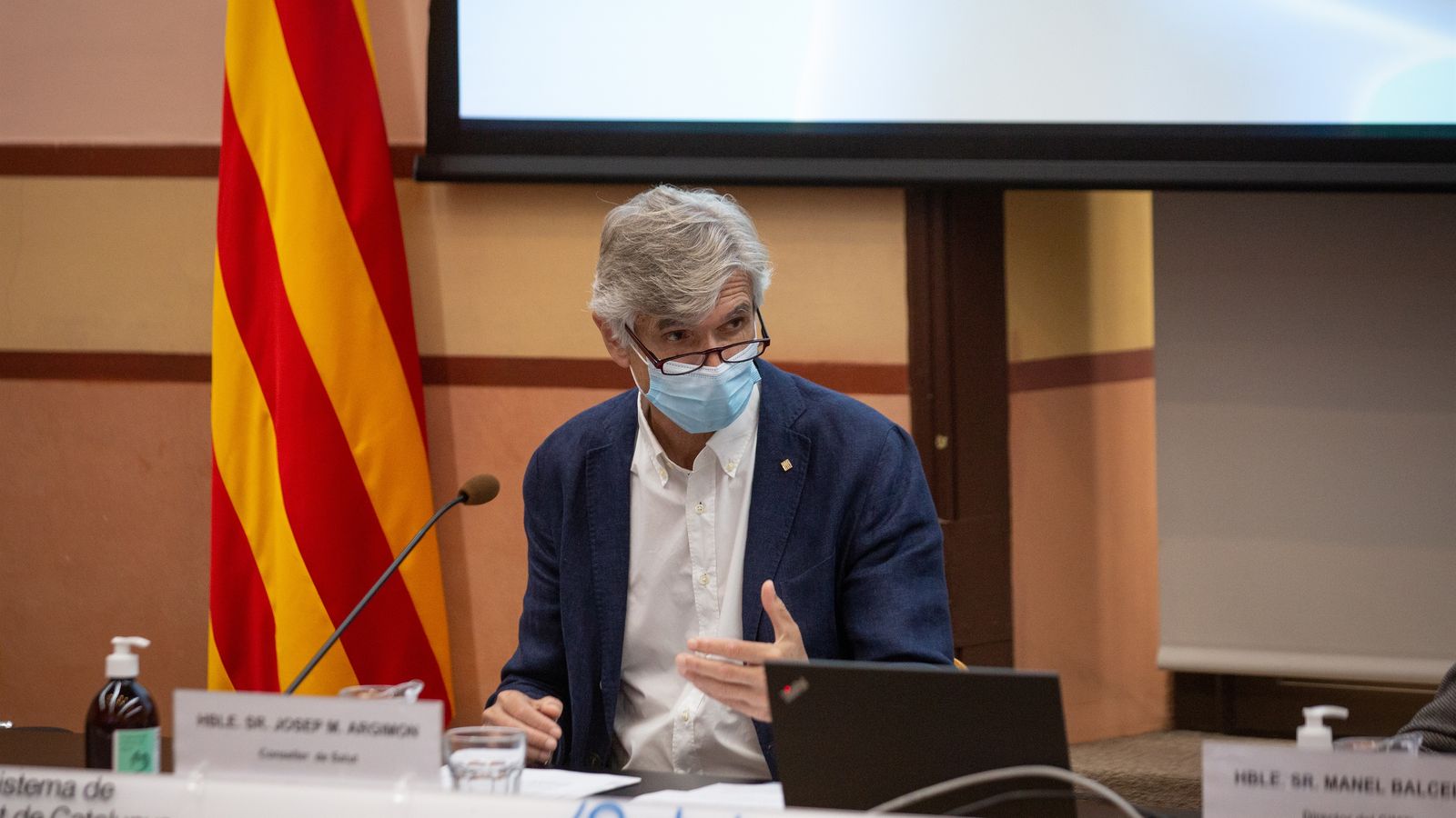El conseller de Salut de la Generalitat de Catalunya, Josep Maria Argimon, en una imatge d'arxiu