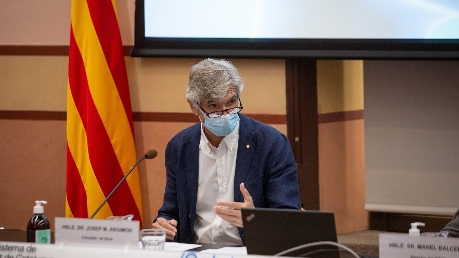 El conseller de Salut de la Generalitat de Catalunya, Josep Maria Argimon, en una imatge d'arxiu
